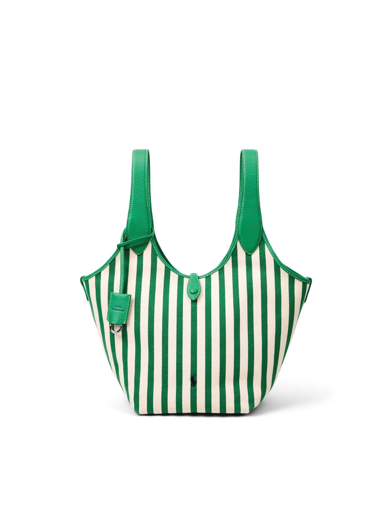 Stripe Polo Canvas Medium Tote Bag