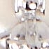 Platinum/Creamrose Pearl/White CZ