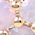 Gold/Milky Pink/White CZ