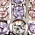 Platinum/Vintage Rose/Violet/Light Amethyst