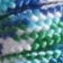 14kt Gold/Blue Cord