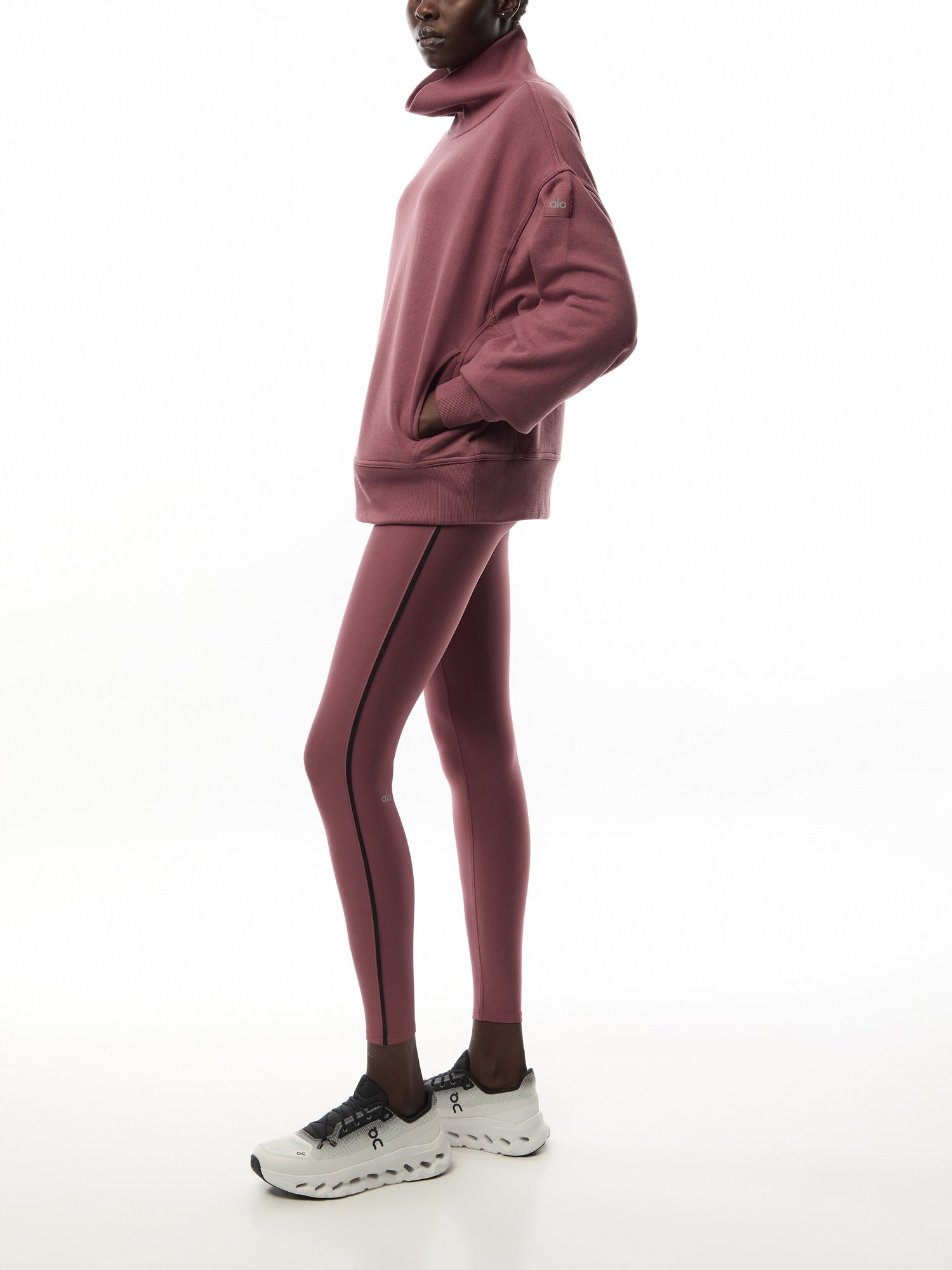 Hazy Mock Neck Pullover