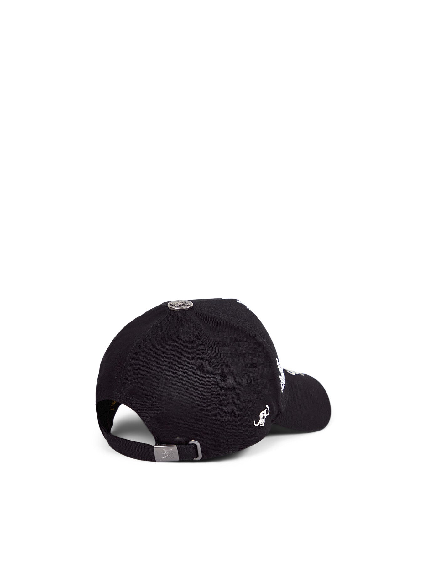 FLAMING SKULL 6 PANEL PEARL CAP