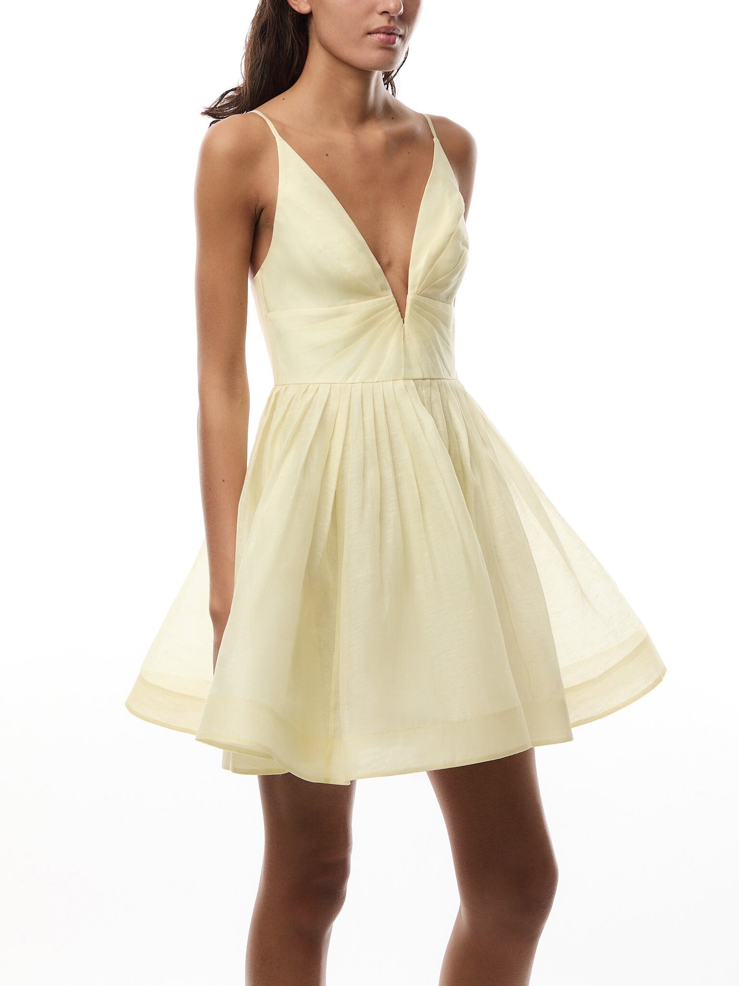 Illuminate V Neck Mini Dress