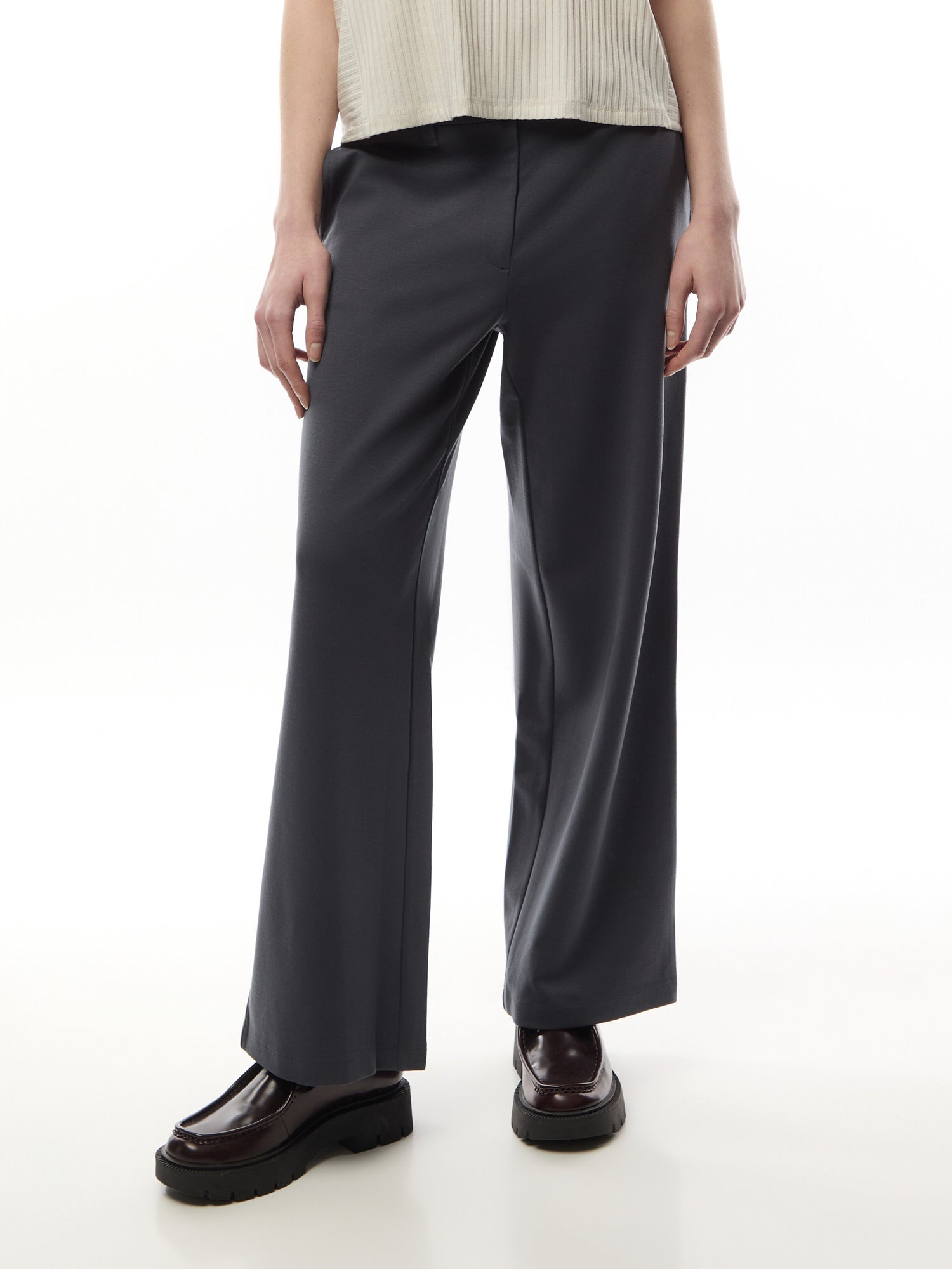 Washable Flex PonteWide Trouser Pant