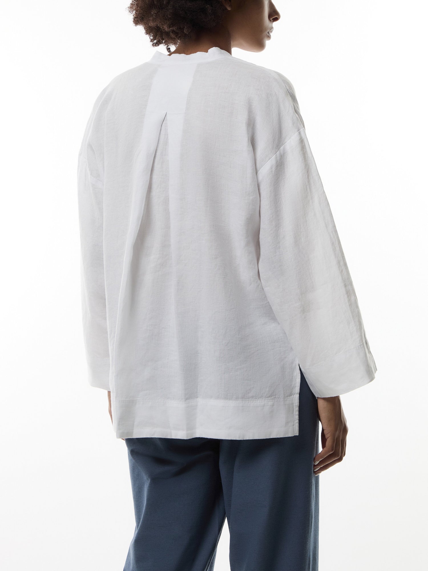 Mandarin Collar Pop-Over