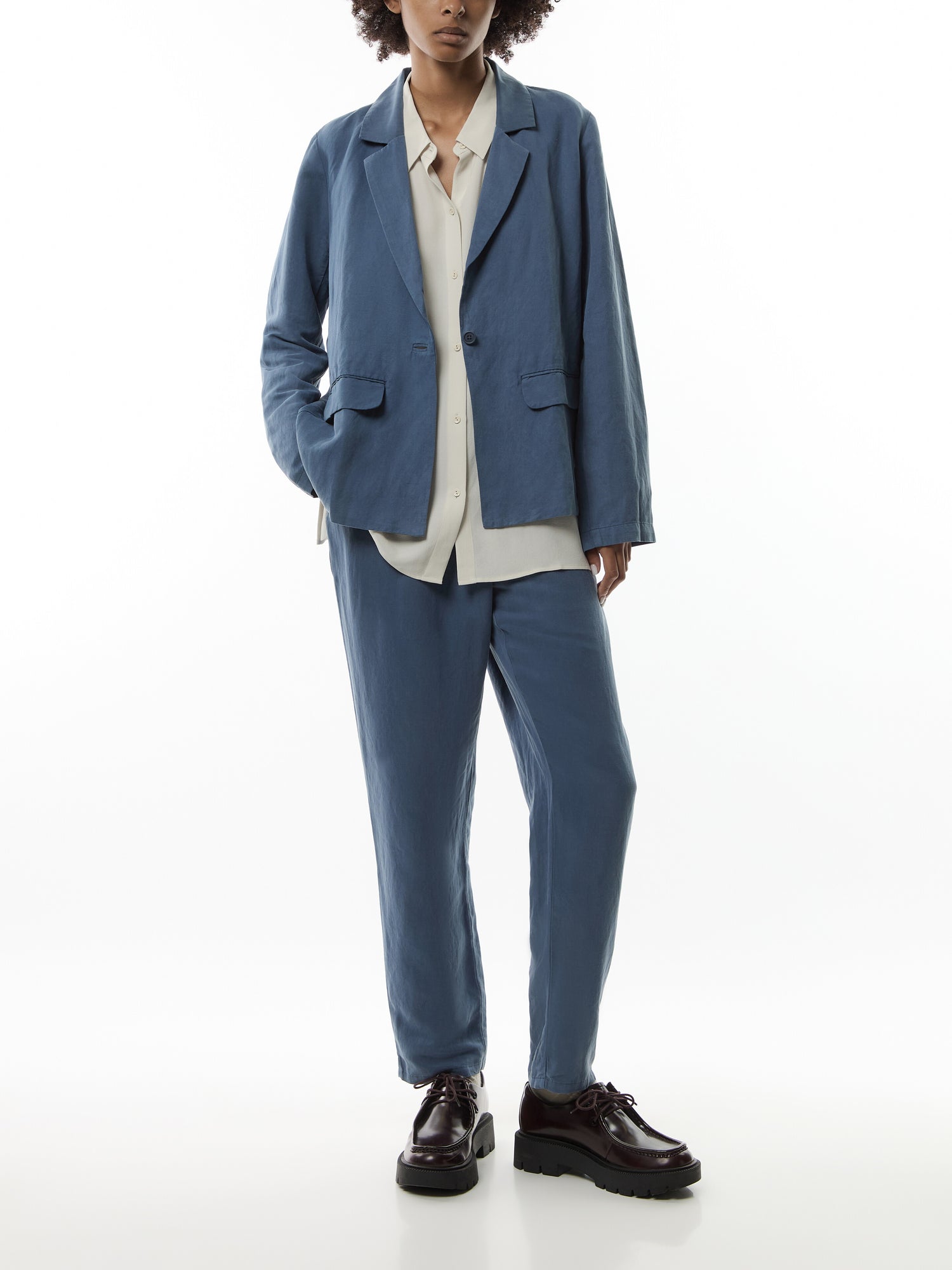 Ankle Pleated Pant