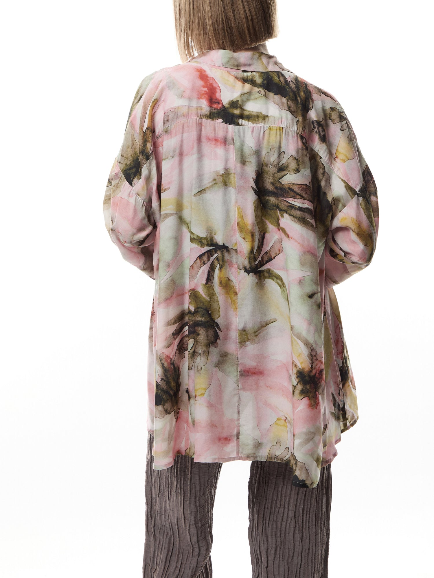 3/4 Length Sleeve Printed Shirt