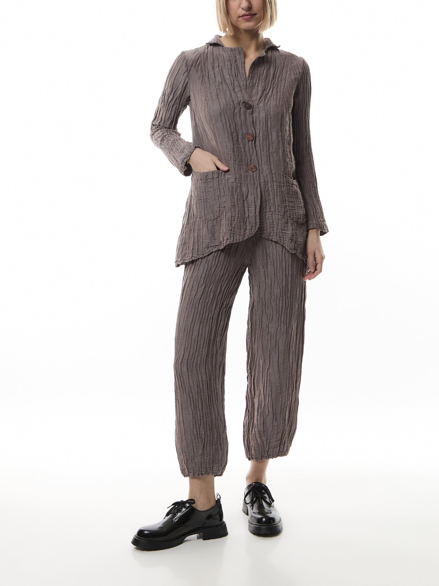 Silk Crinkle Jacket