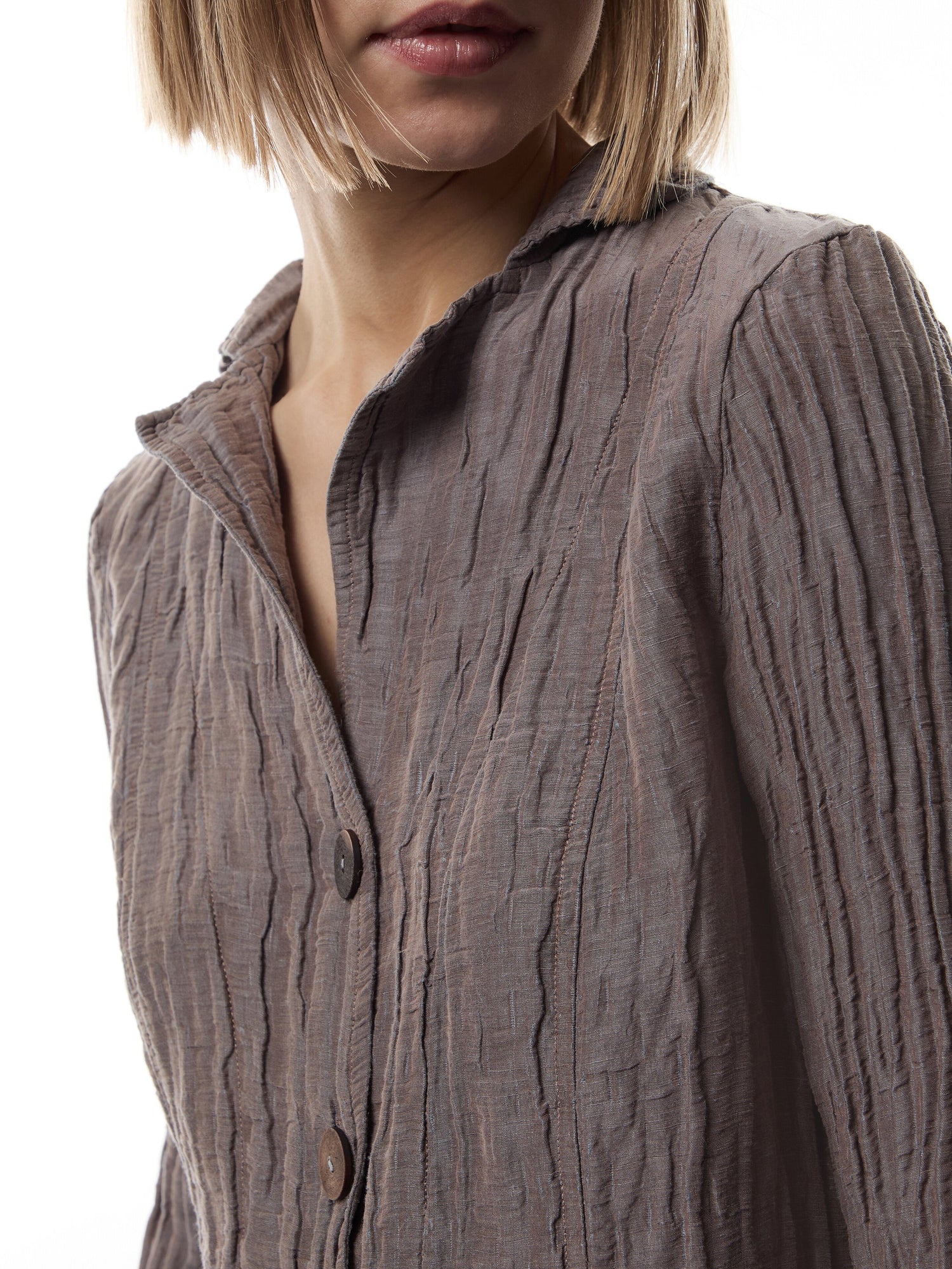 Silk Crinkle Jacket