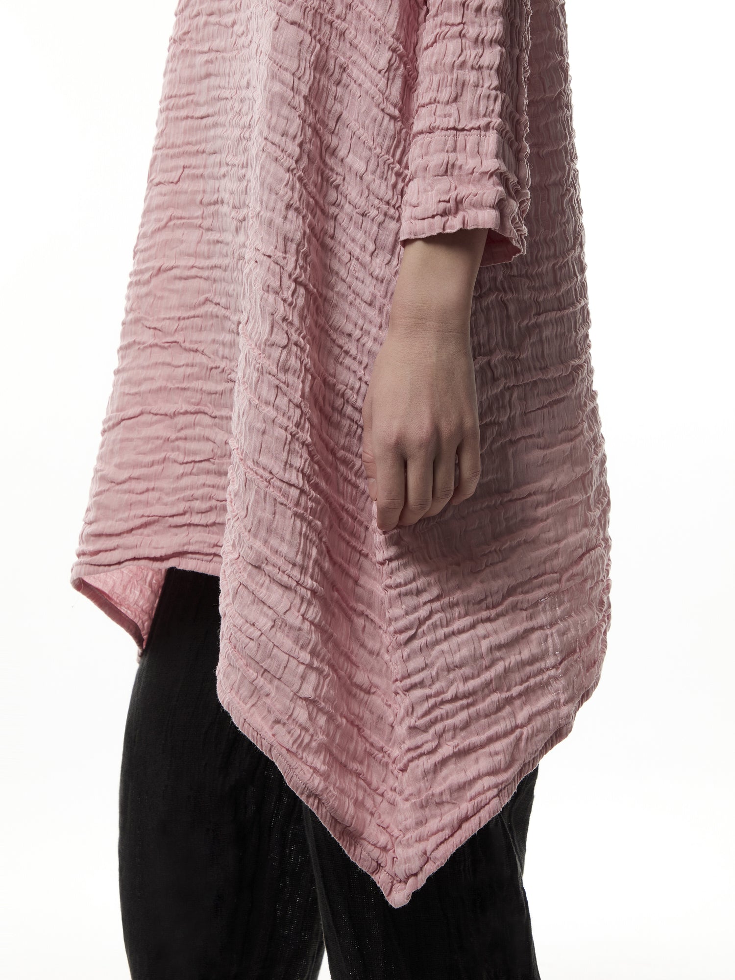 Silk Crinkle Silk Dress