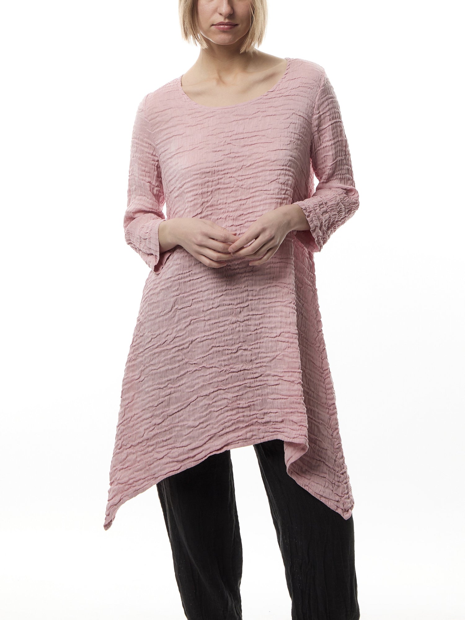 Silk Crinkle Silk Dress