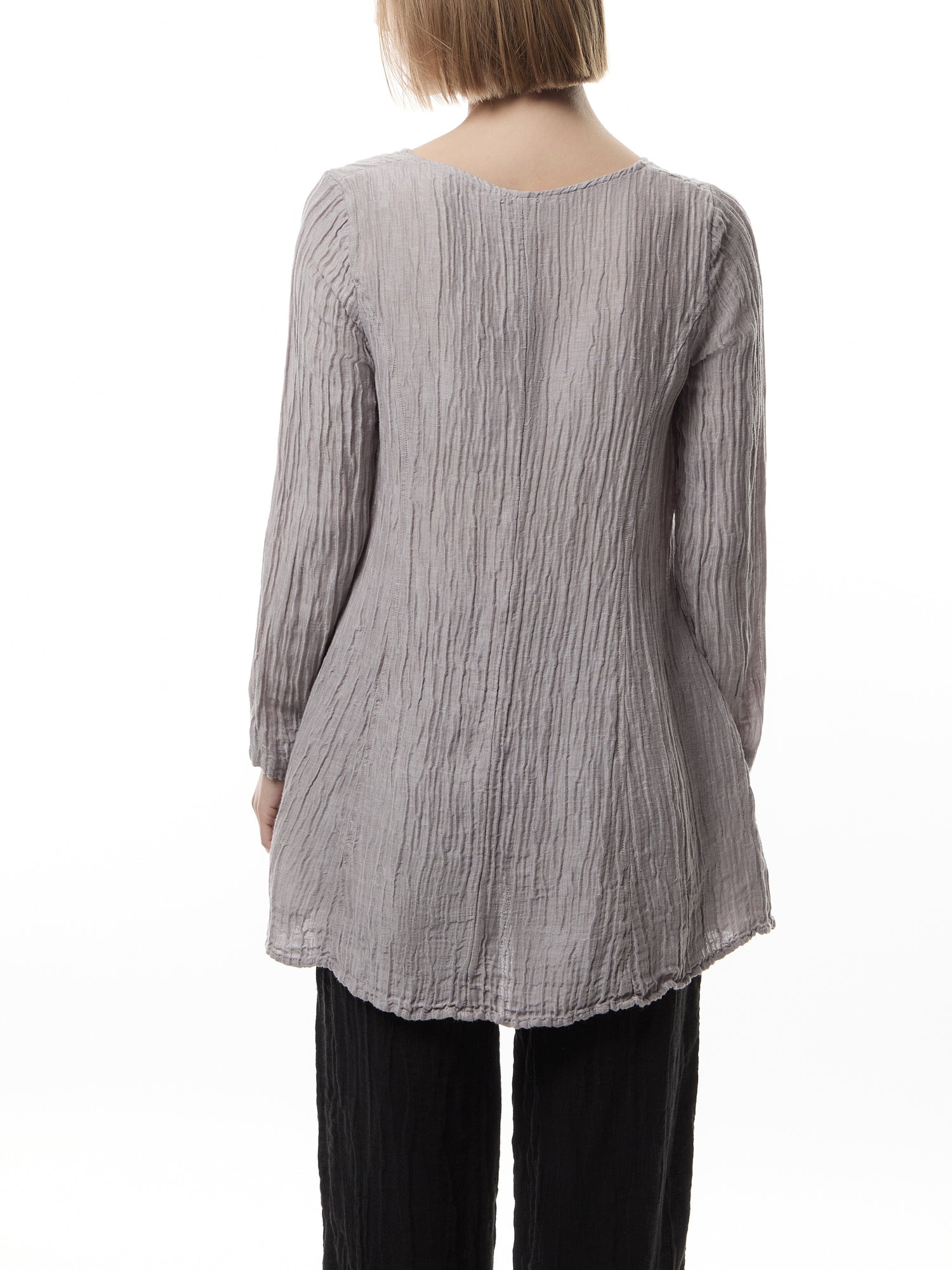 Silk Crinkle Tunic