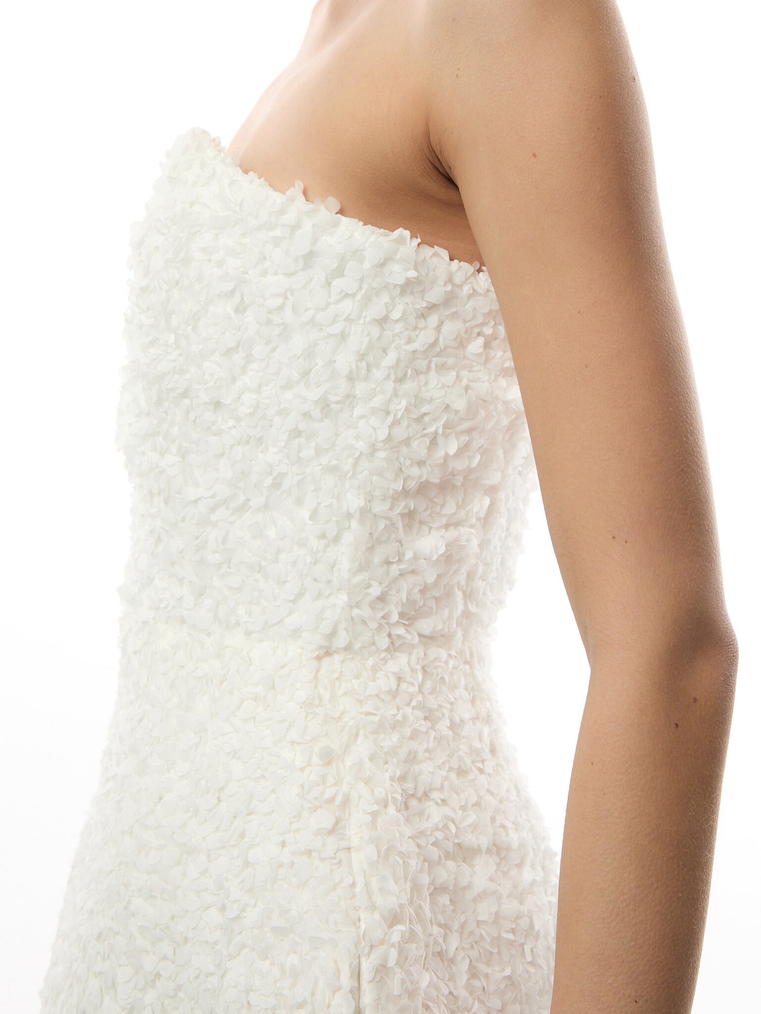 Maisy Textured Strapless Mini Dress