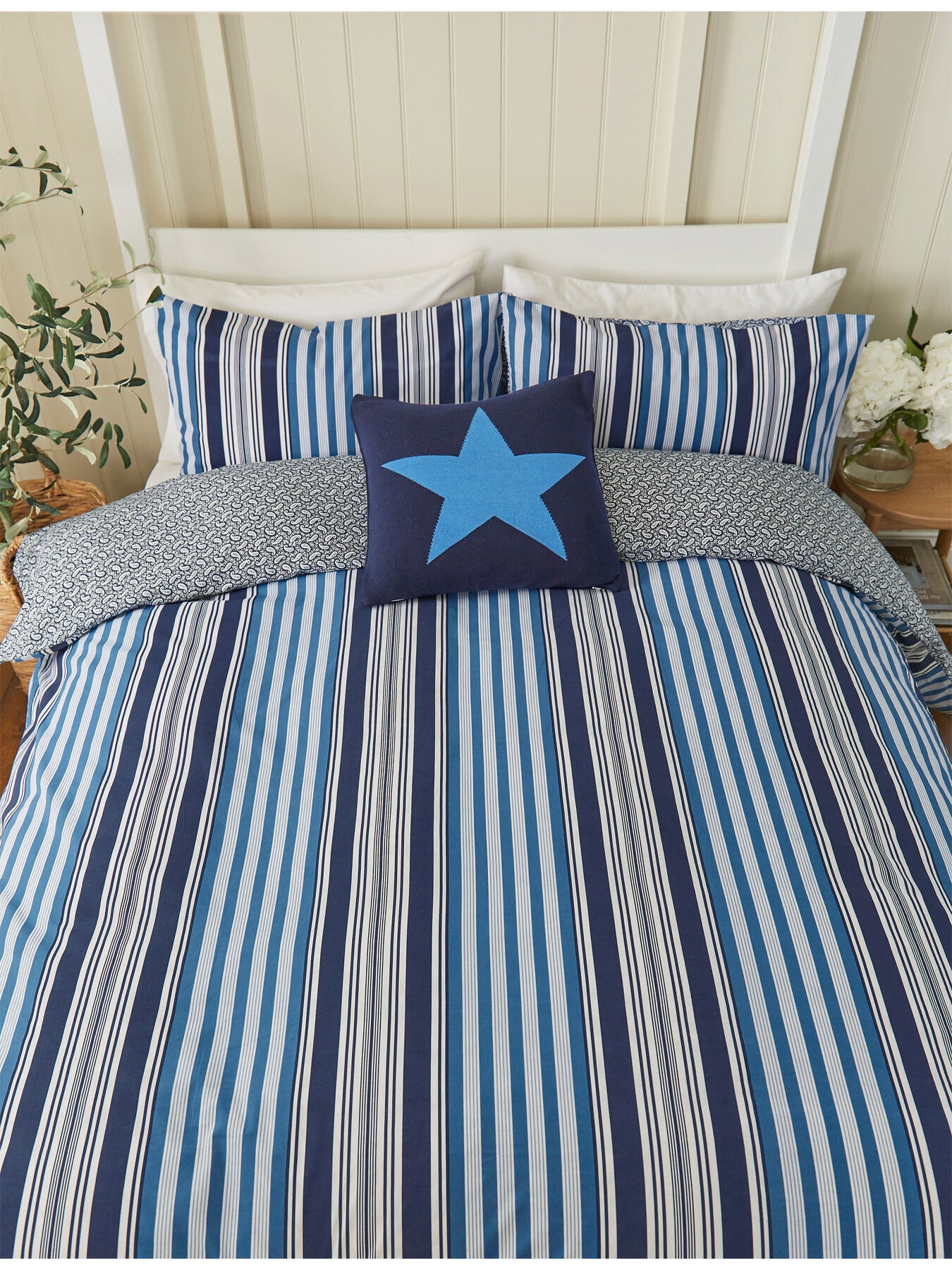 Beach House Stripe Cover Set
