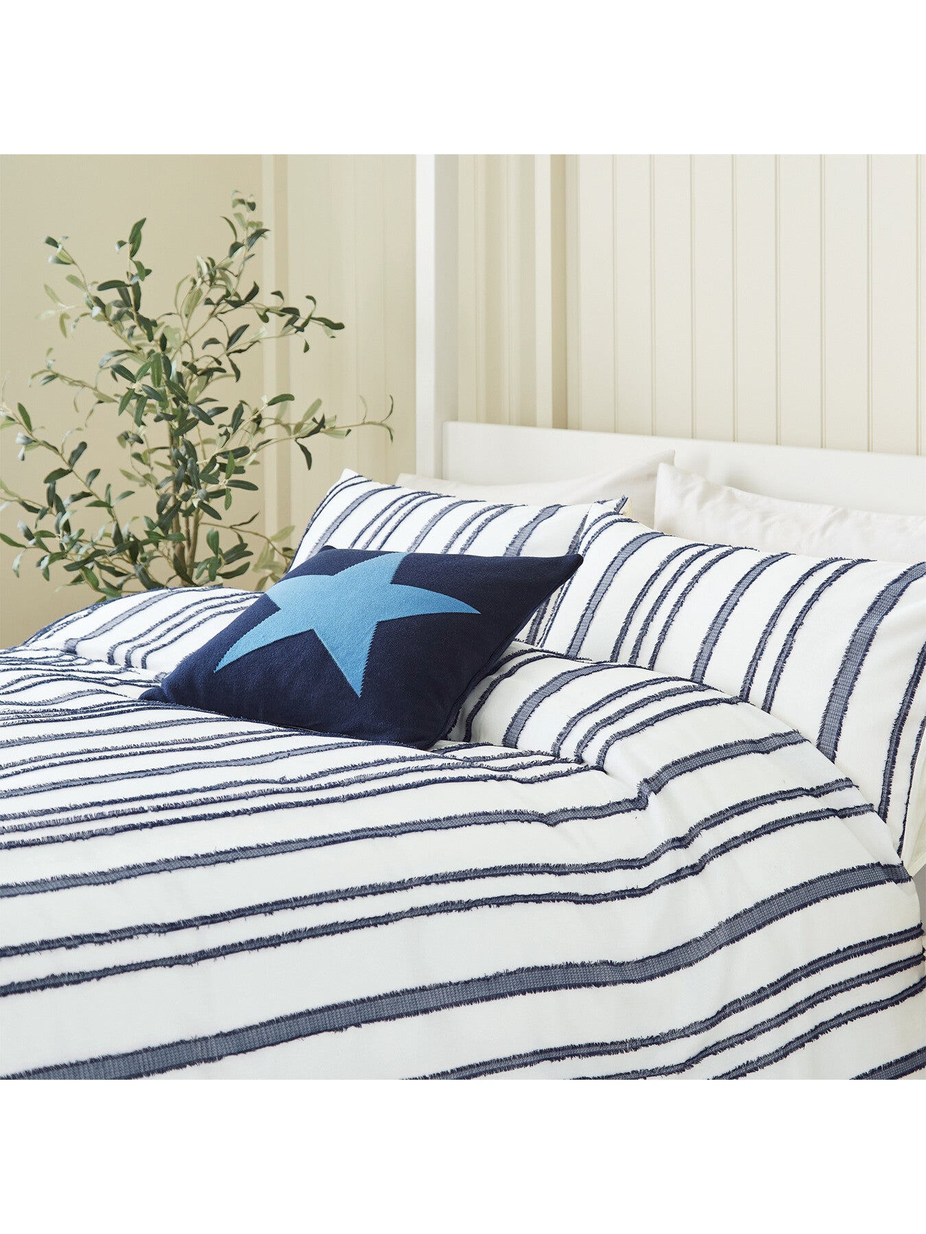 Clipped Stripe Cover Set