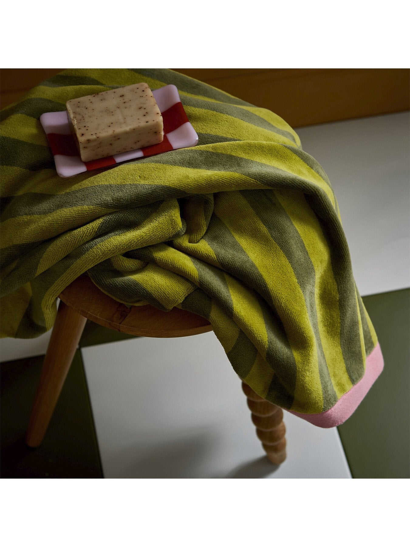 Grass Stripe Bath Towel