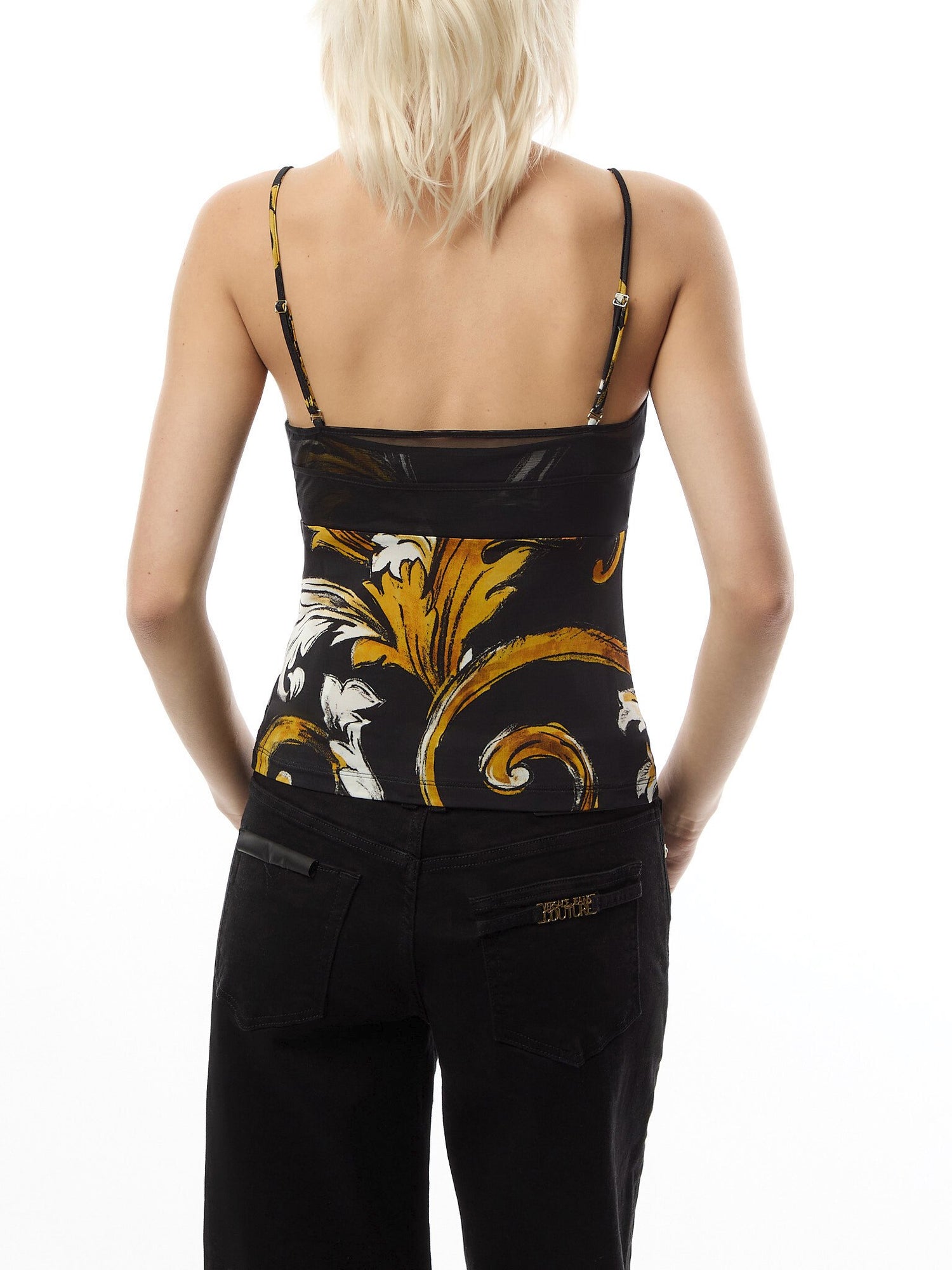 Outline Barocco Mesh Top