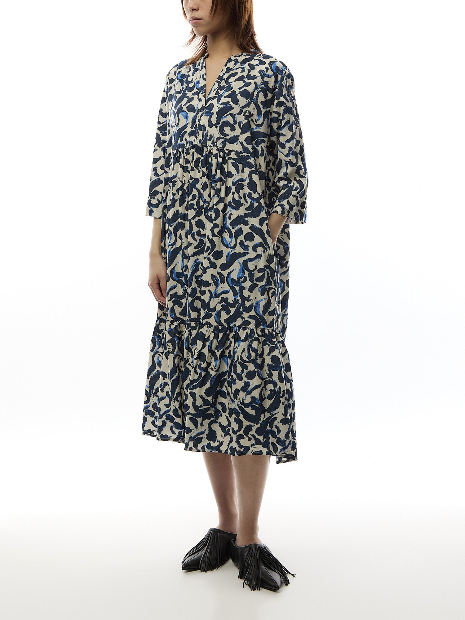 Manitzan 3/4 Sleeve Dress