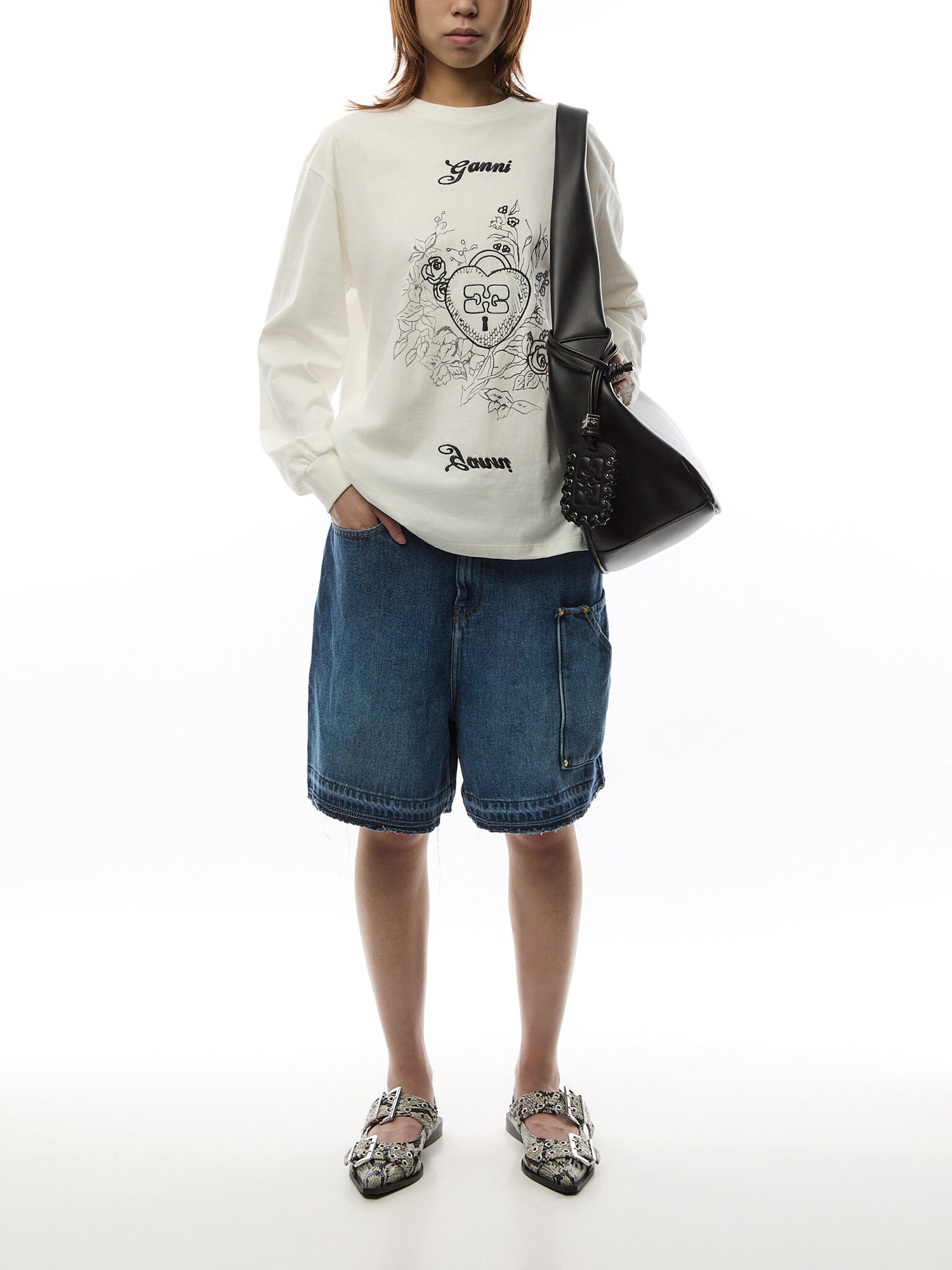 Light Denim Shorts