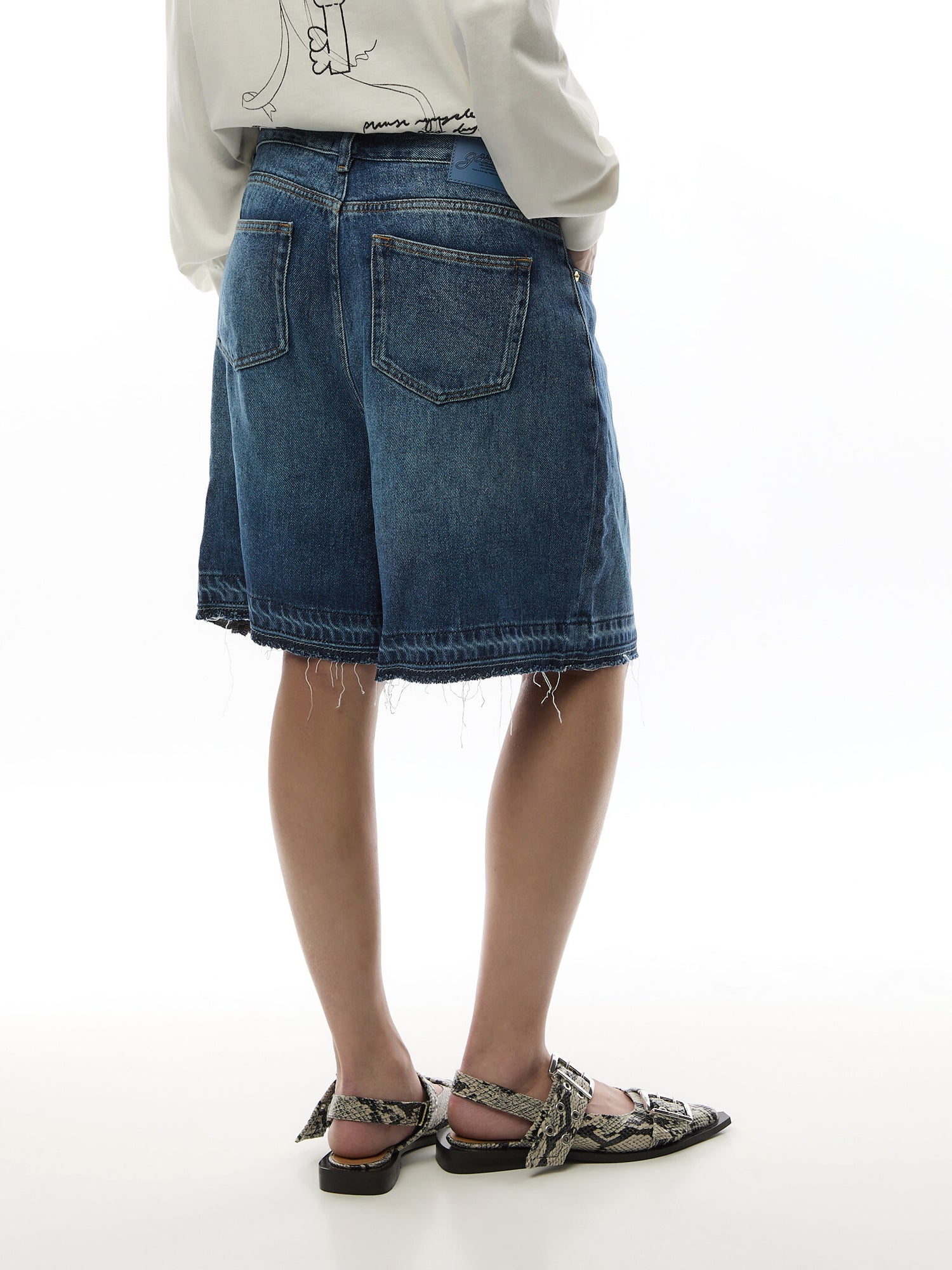 Light Denim Shorts