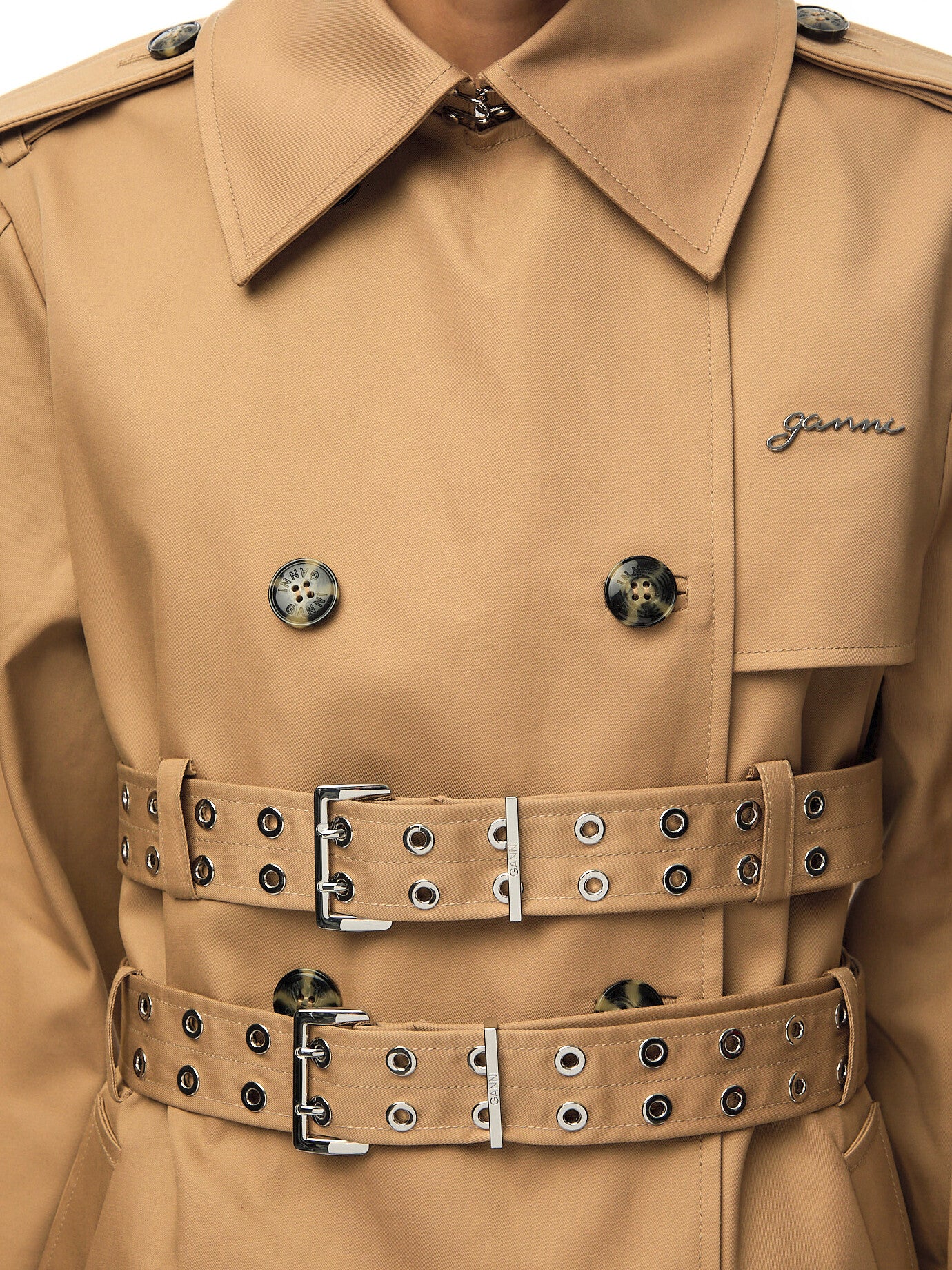 Bonded Cotton Trench Coat