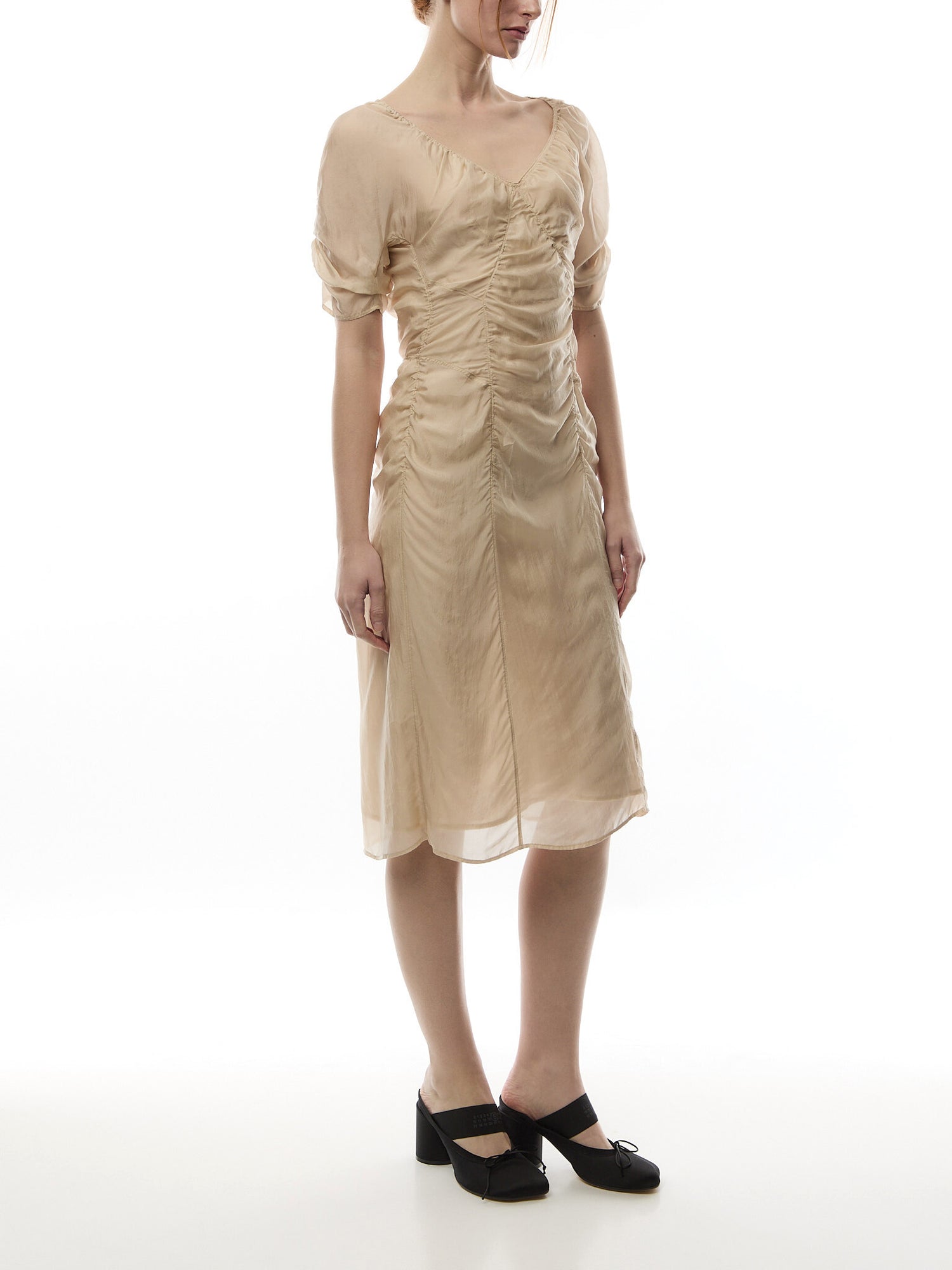 Ruched Midi Dress