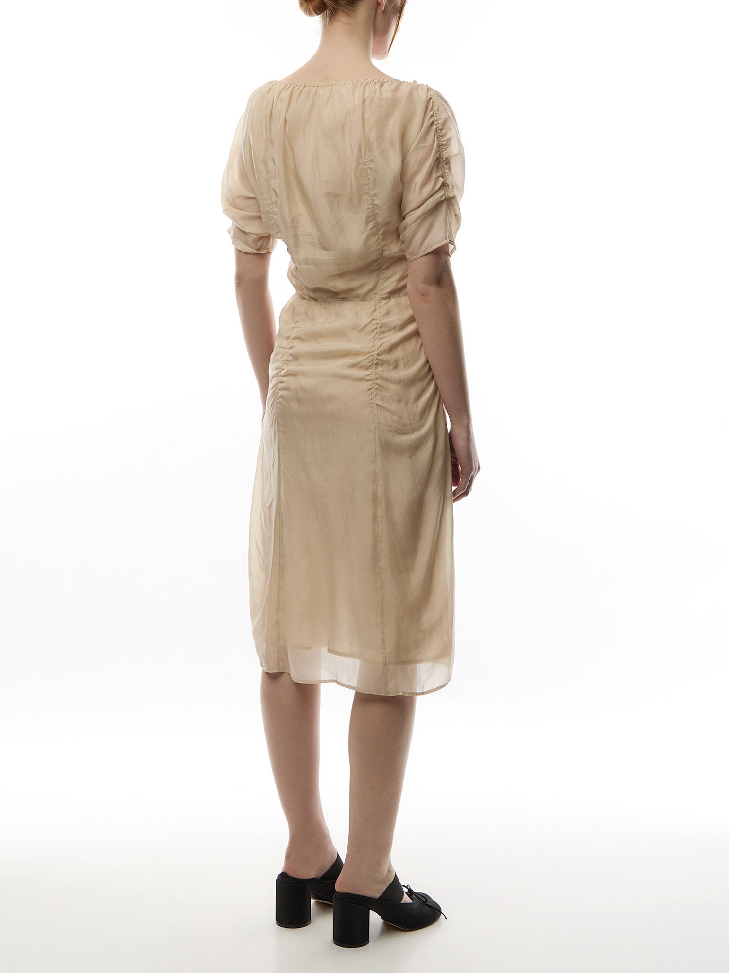 Ruched Midi Dress