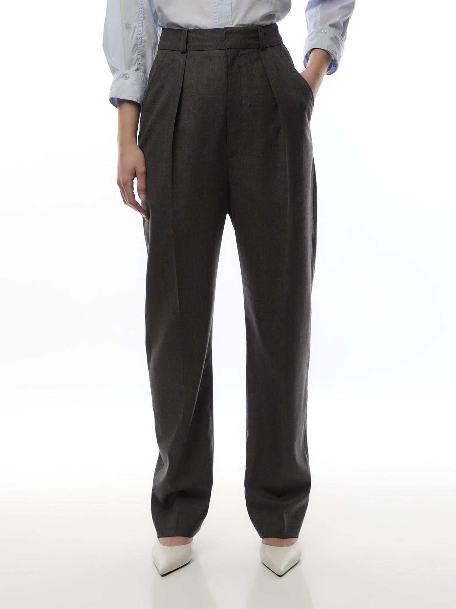 Dropped Crotch Soft Trousers