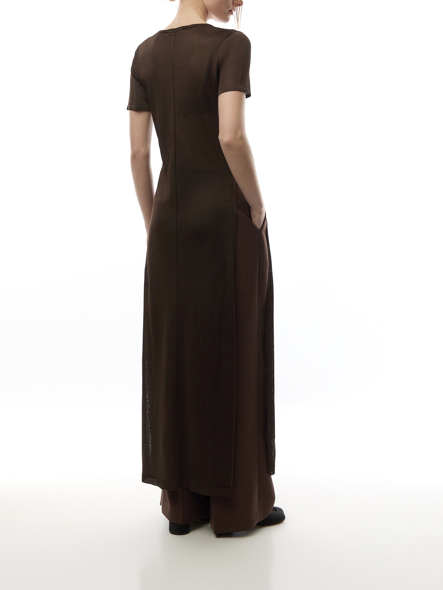 Column Dress With Slits