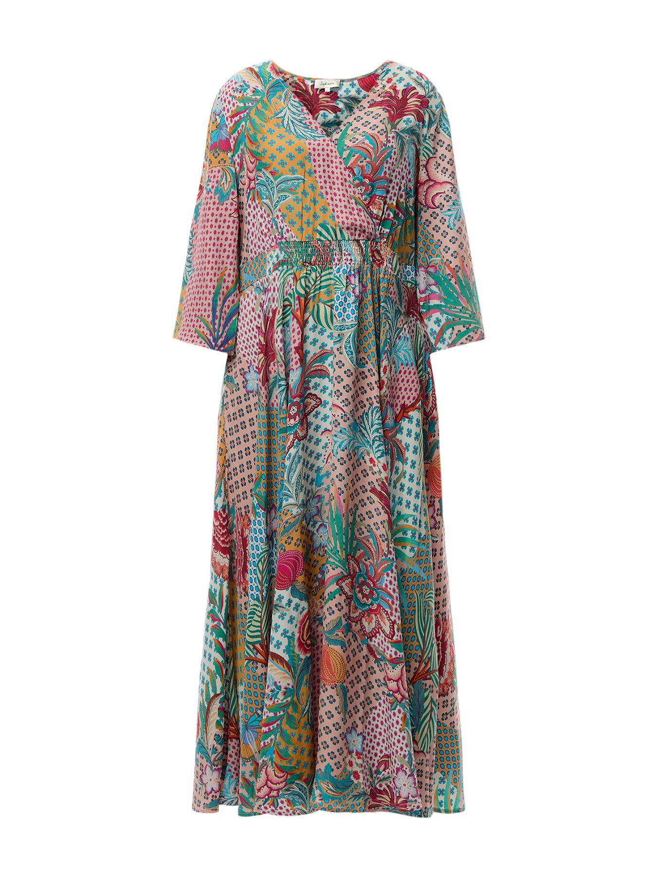 Botanical Patchwork Dress