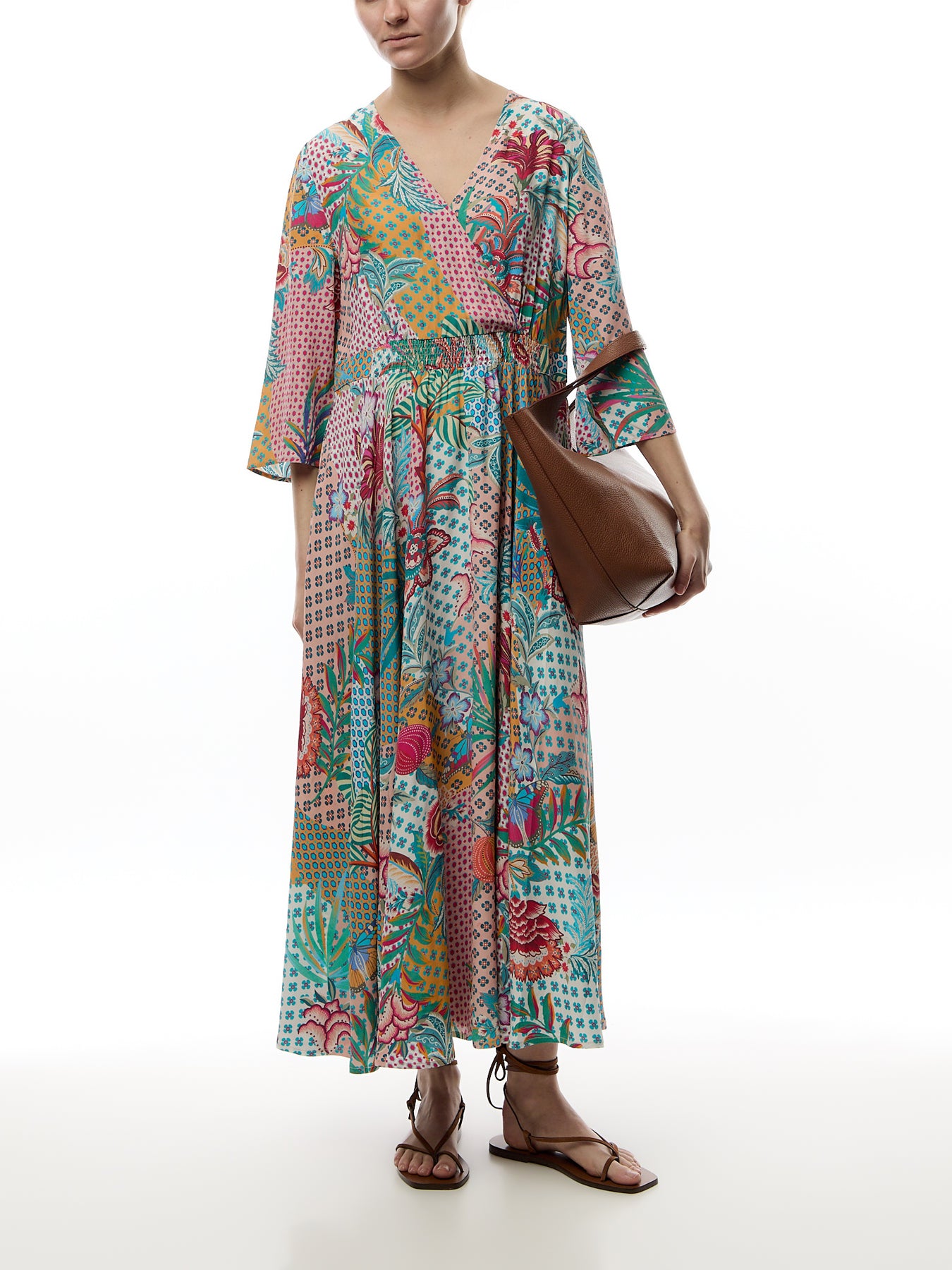 Botanical Patchwork Dress