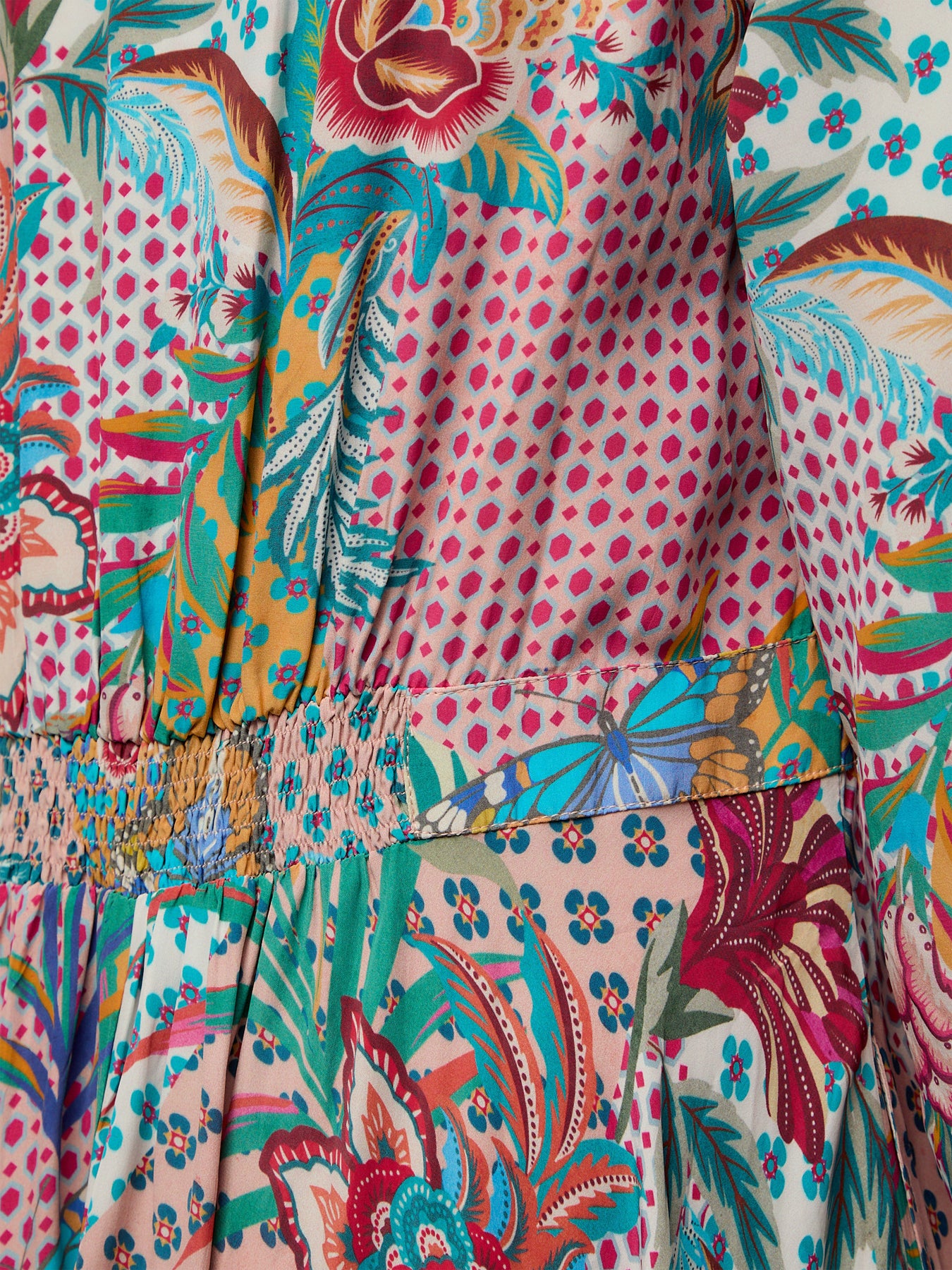 Botanical Patchwork Dress