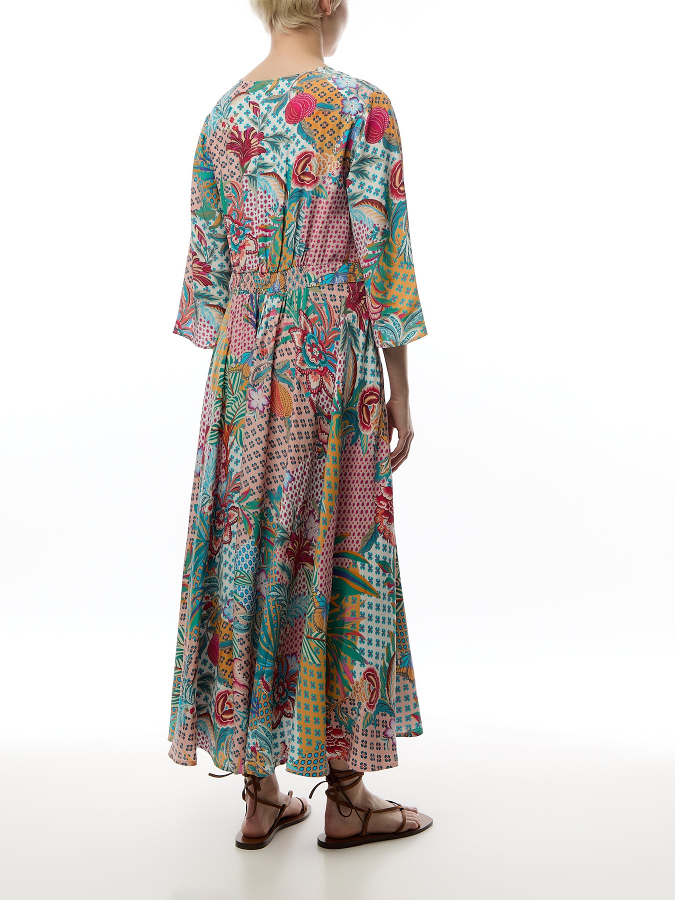 Botanical Patchwork Dress