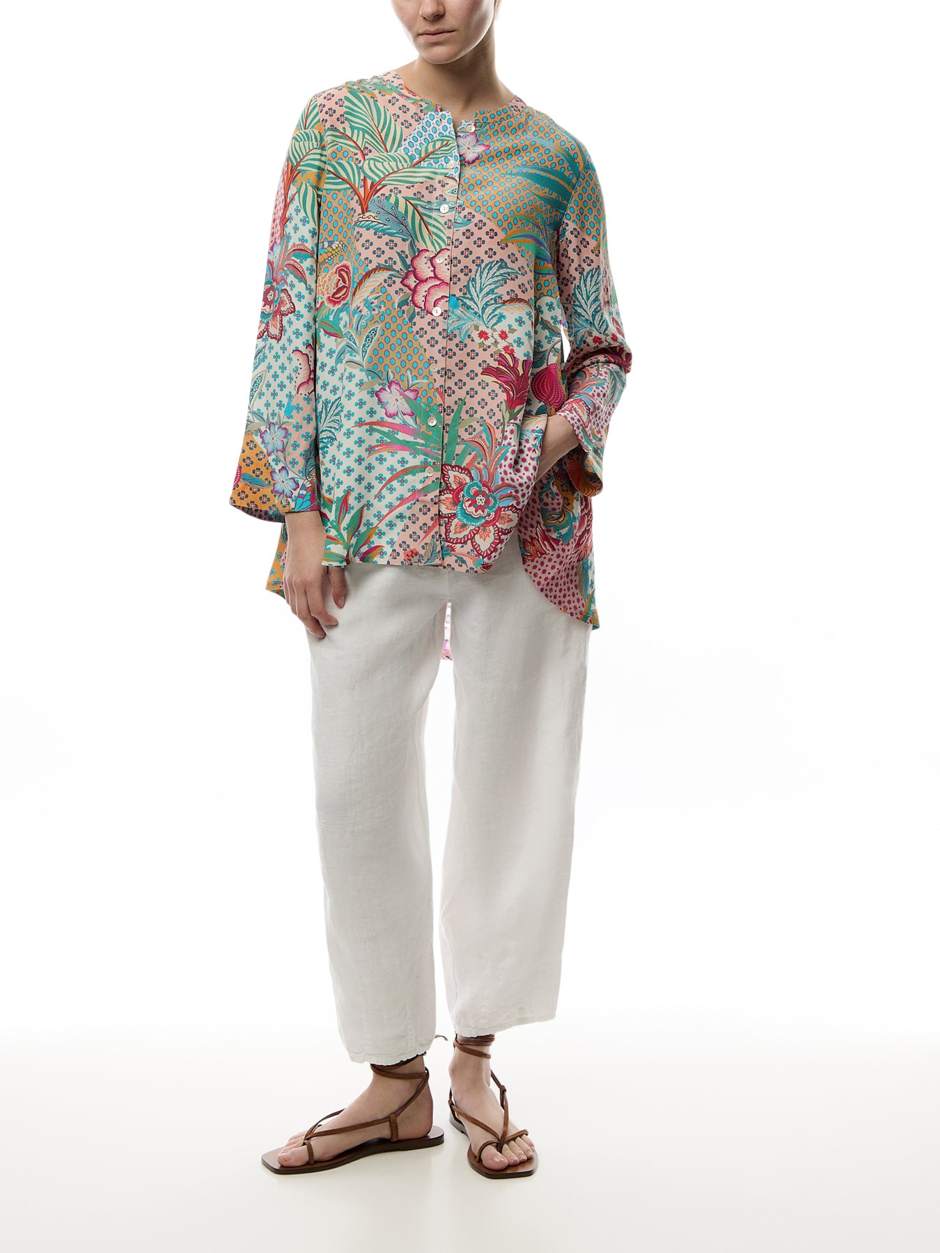 Botanical Patchwork Shirt
