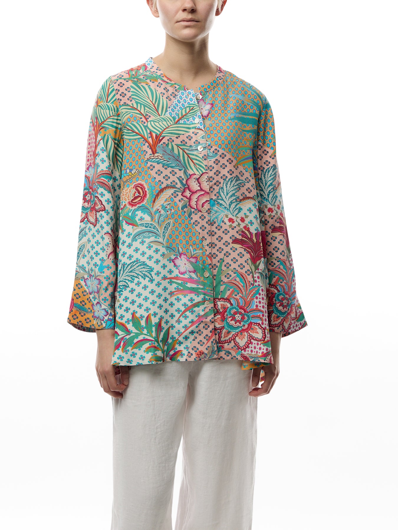 Botanical Patchwork Shirt