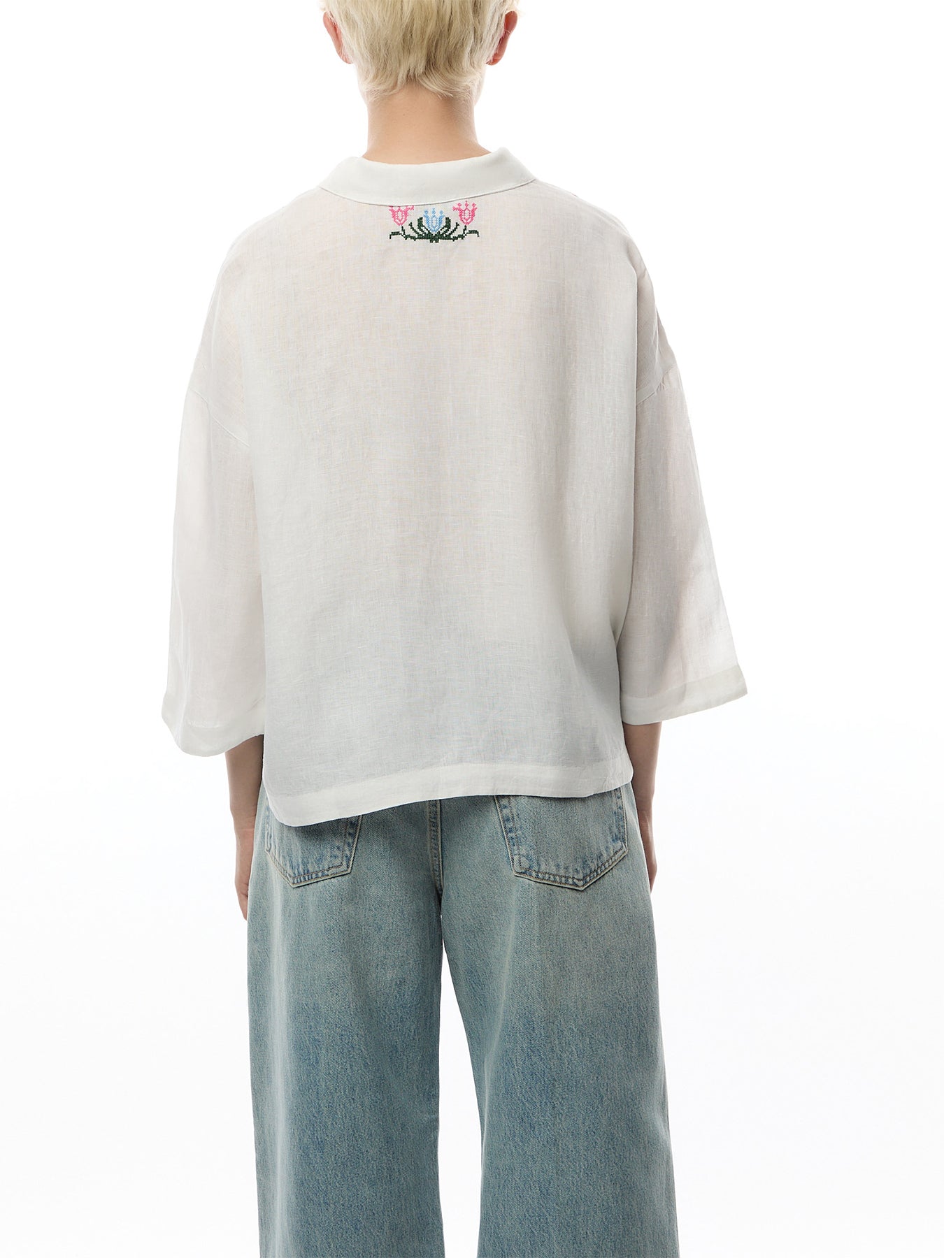 Cross Stitch Allover Embroidery Shirt