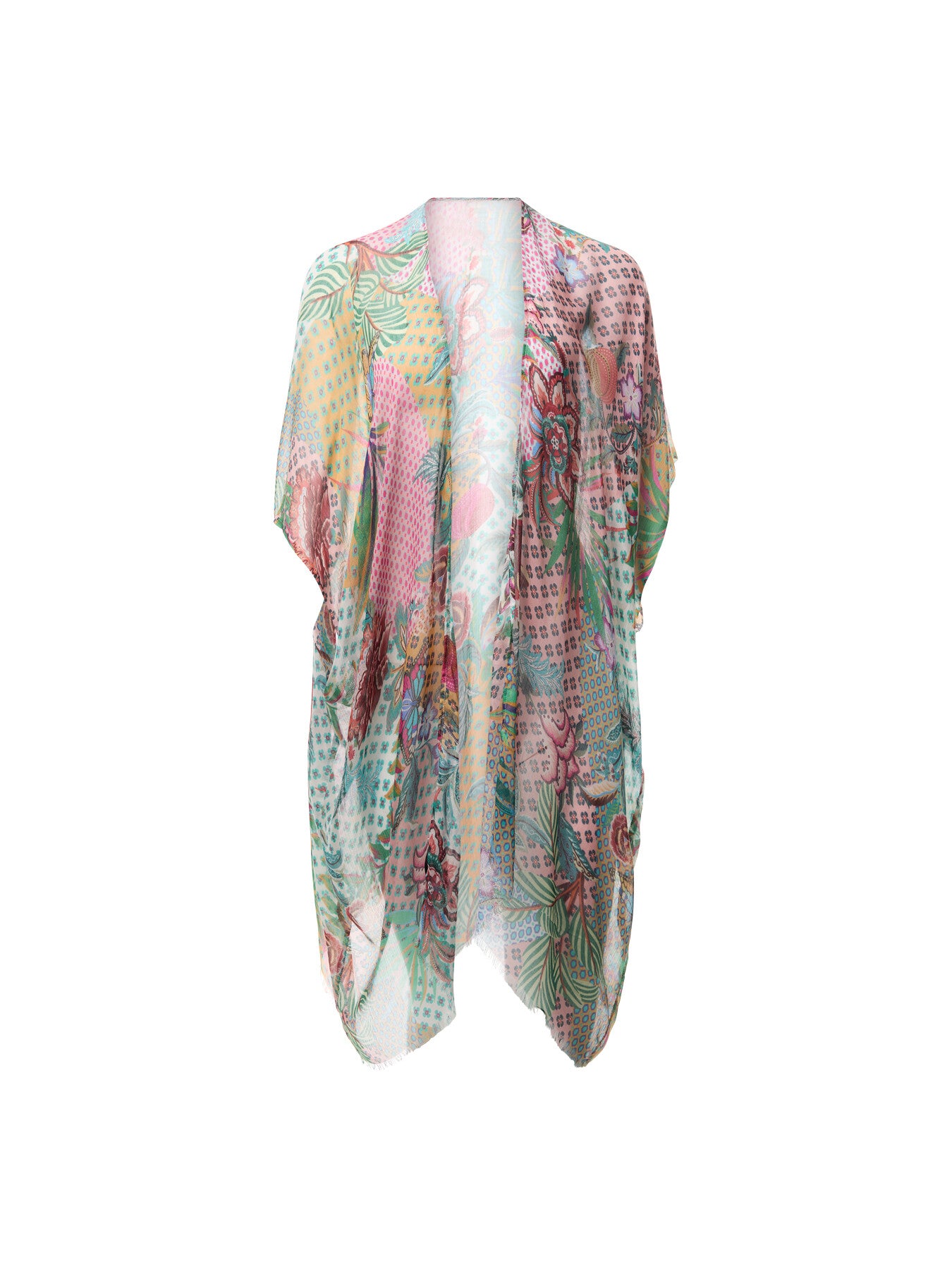 Botanical Patchwork Kimono