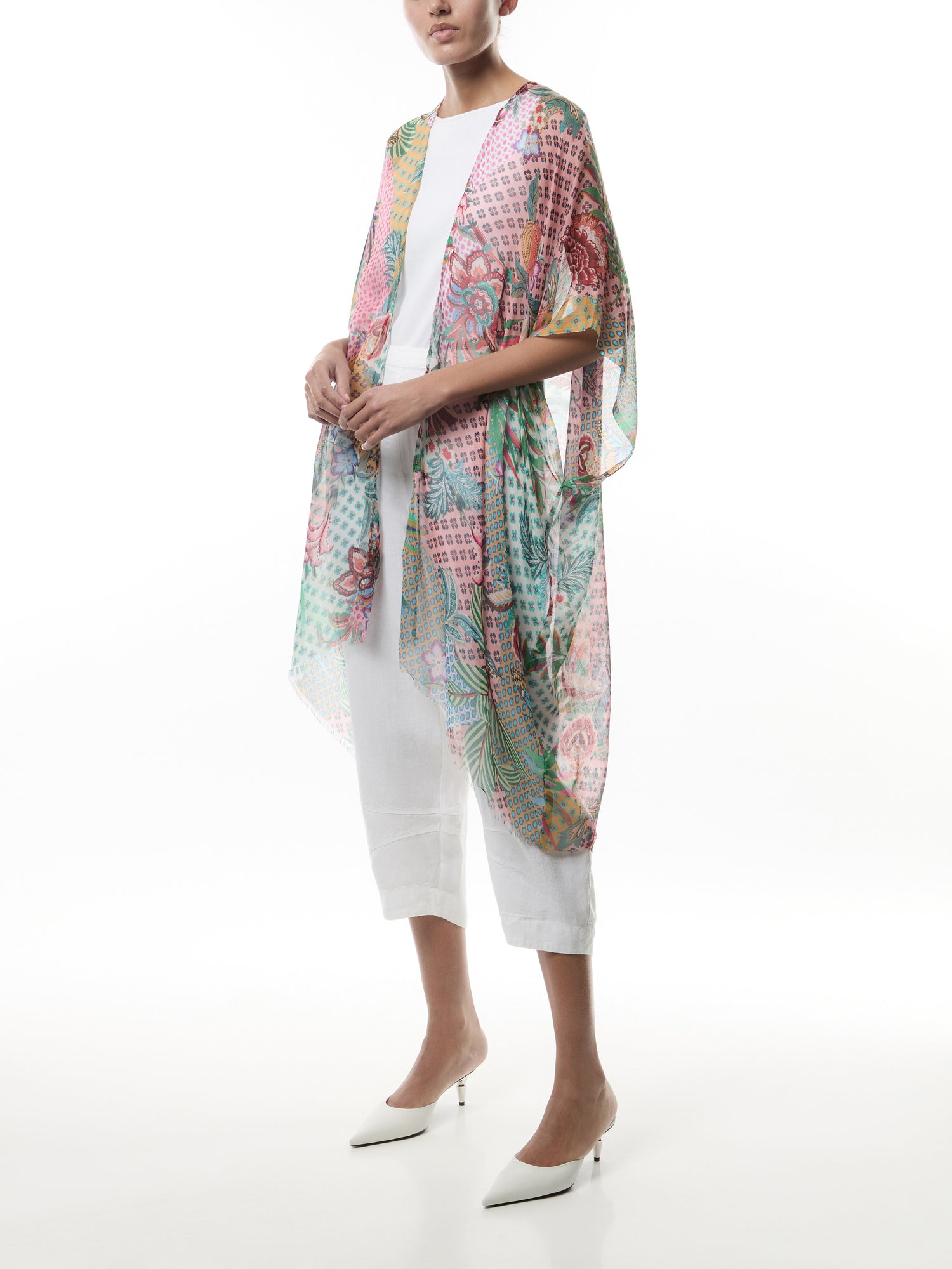 Botanical Patchwork Kimono