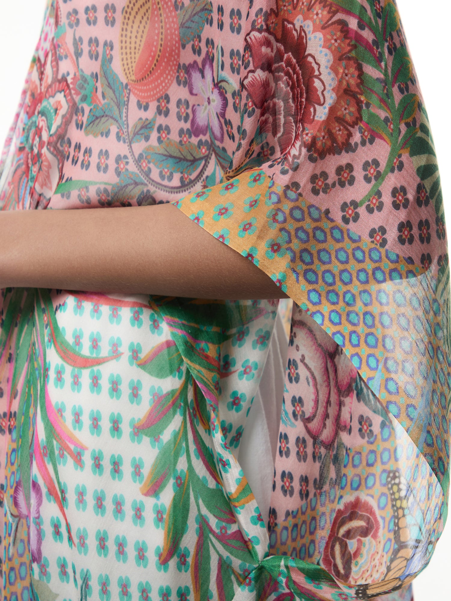 Botanical Patchwork Kimono