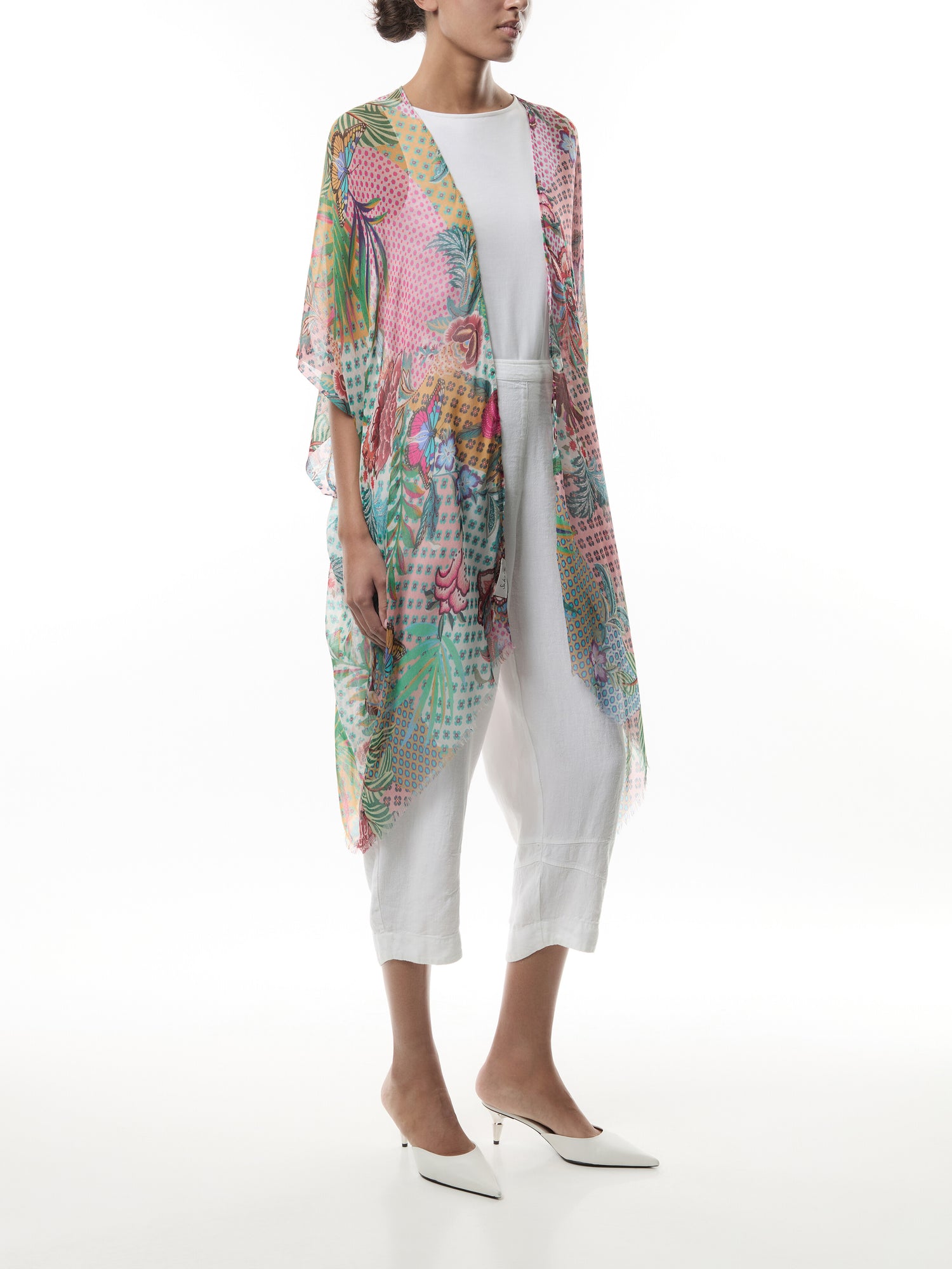 Botanical Patchwork Kimono