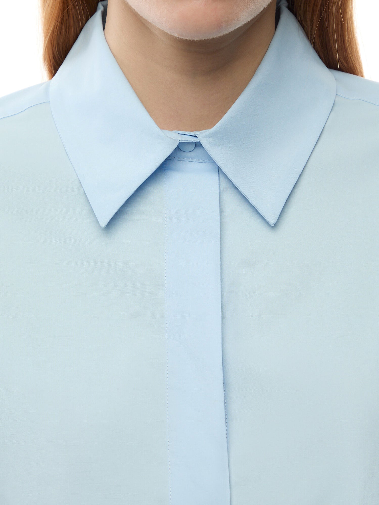 Marsala Cotton Shirt Light Blue