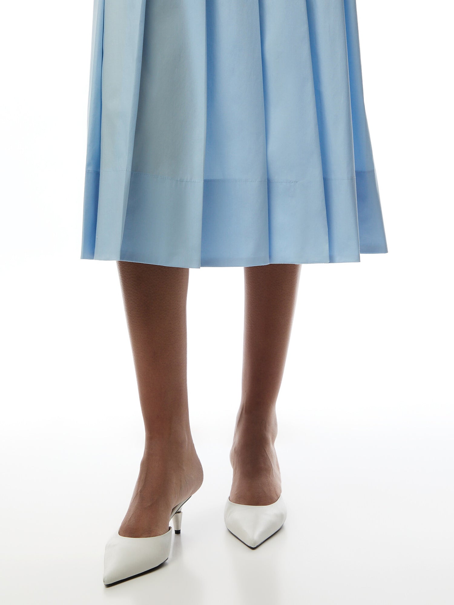 Dritto Skirt Midi Light Blue