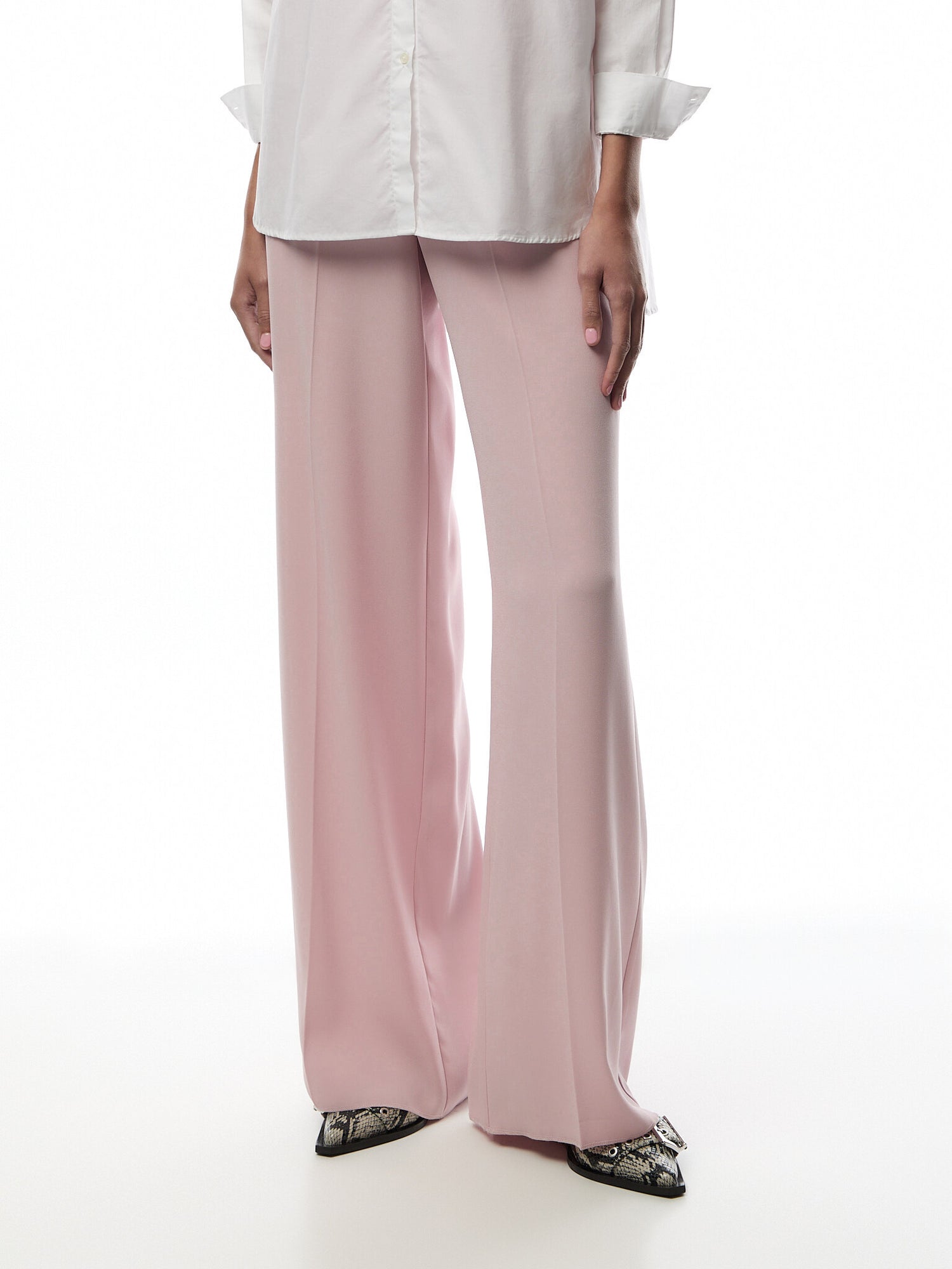 Anversa Wide Leg Trouser Light Pink