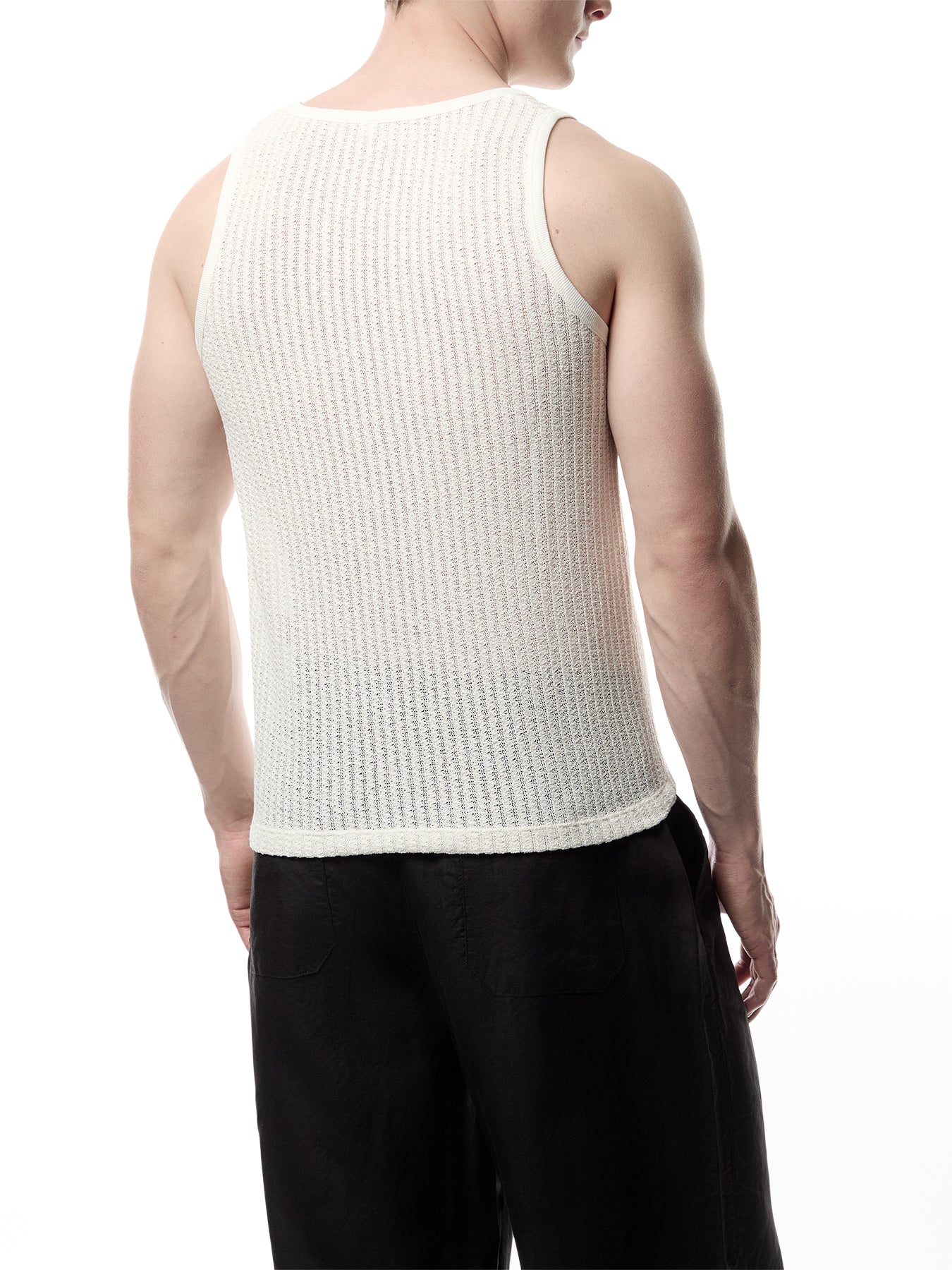 Prim Jersey Lace Tank Top