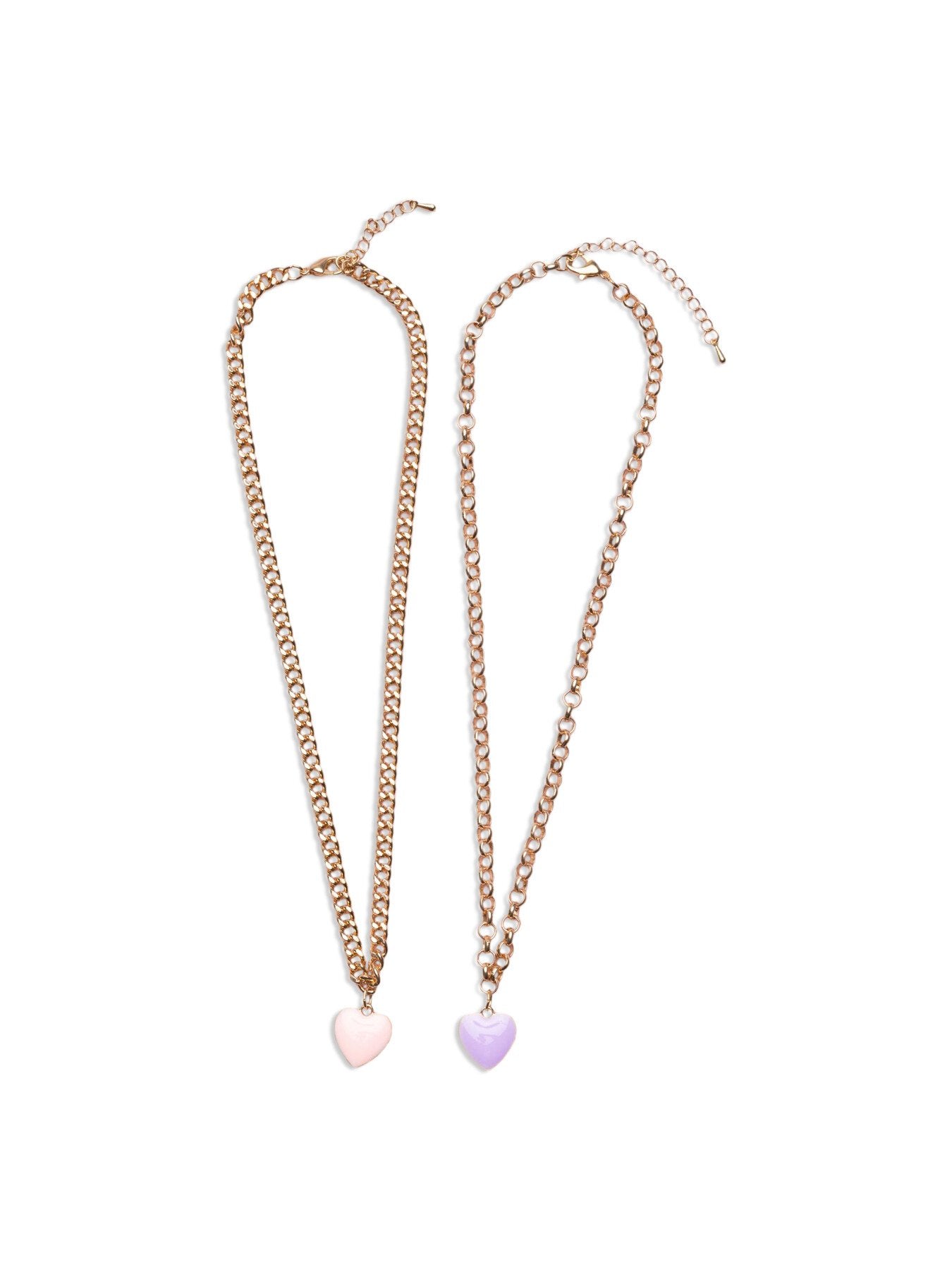 Boutique Chunky Chain Heart Necklace assorted