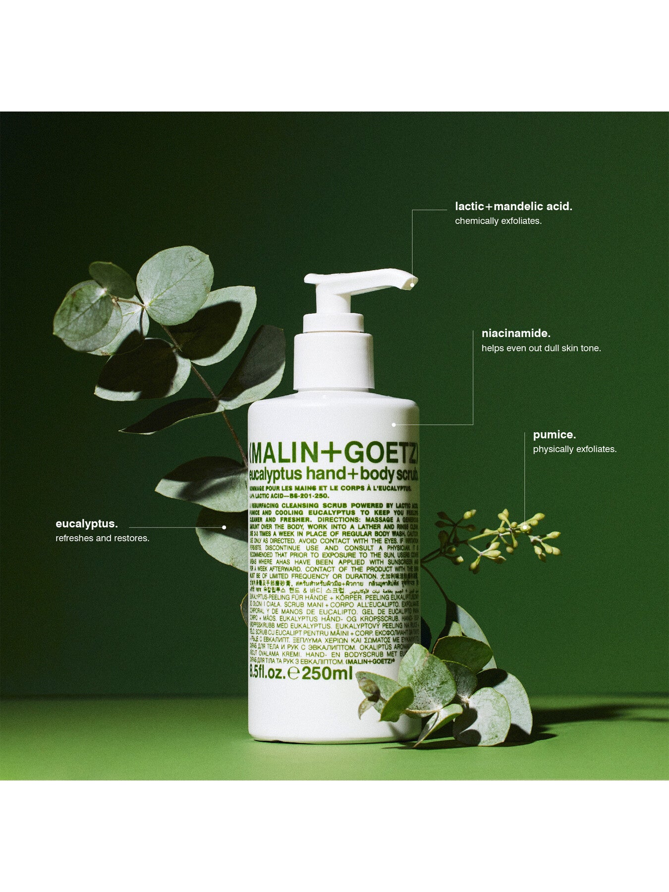 Eucalyptus Hand and Body Scrub 250ml