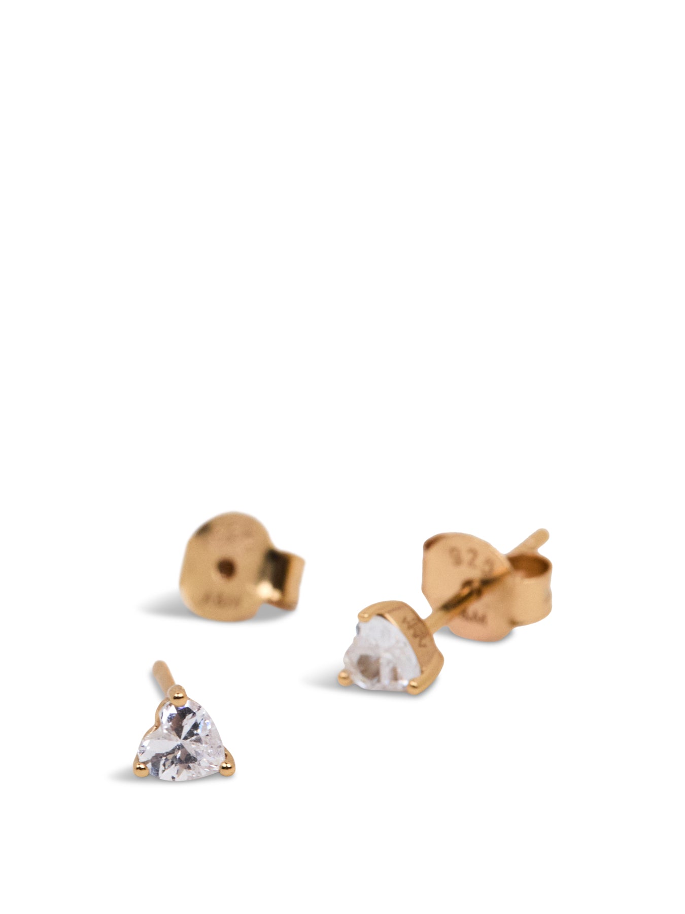 Heart Front to Back Studs