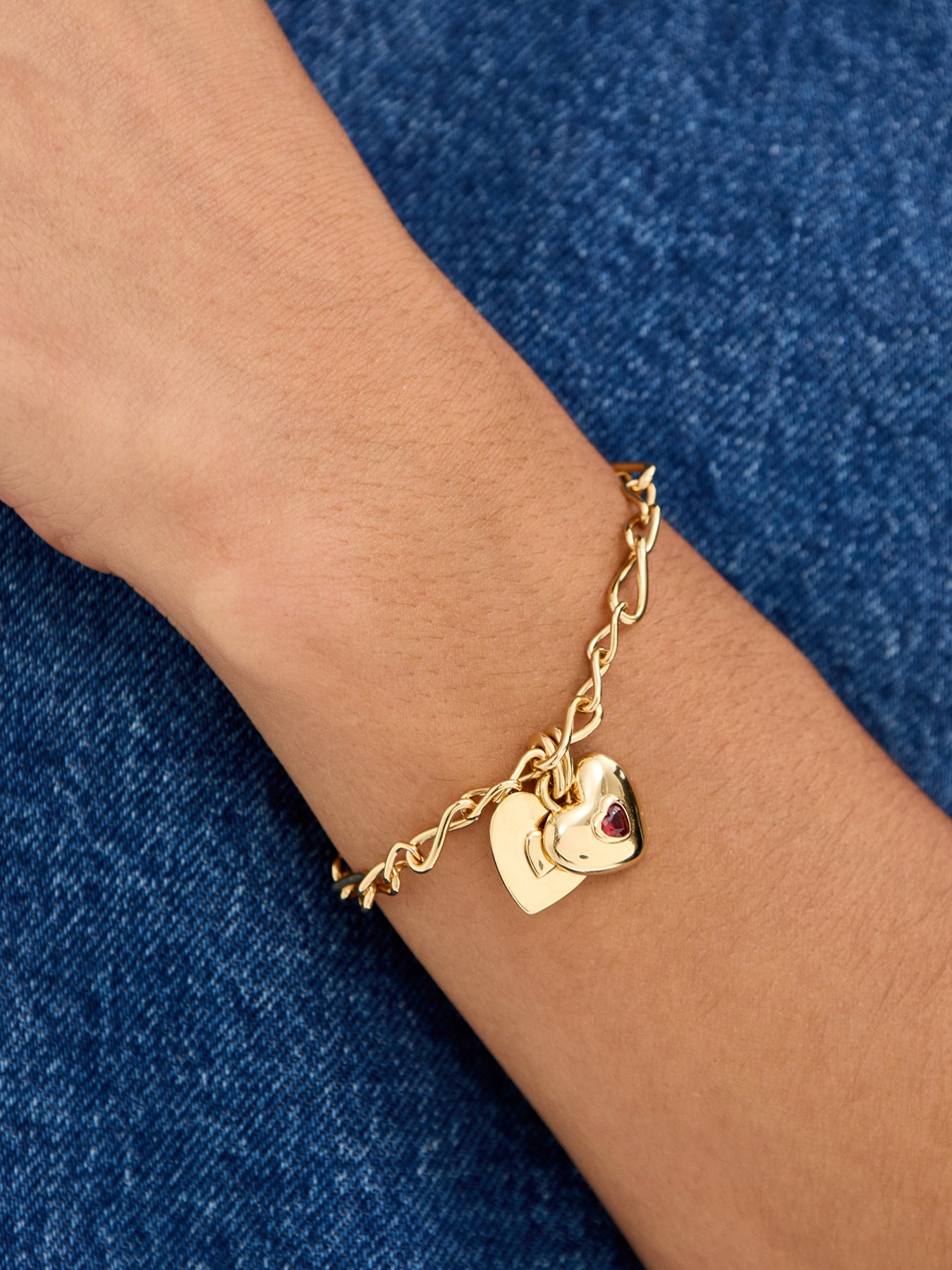 Double Heart Charm