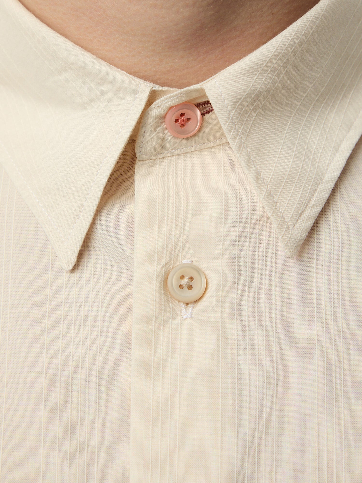 Textured Pin Stripe Tailored Shirt